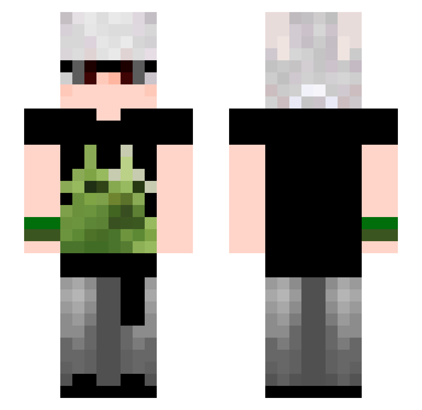 pdrozim_ Minecraft skin, front and back view