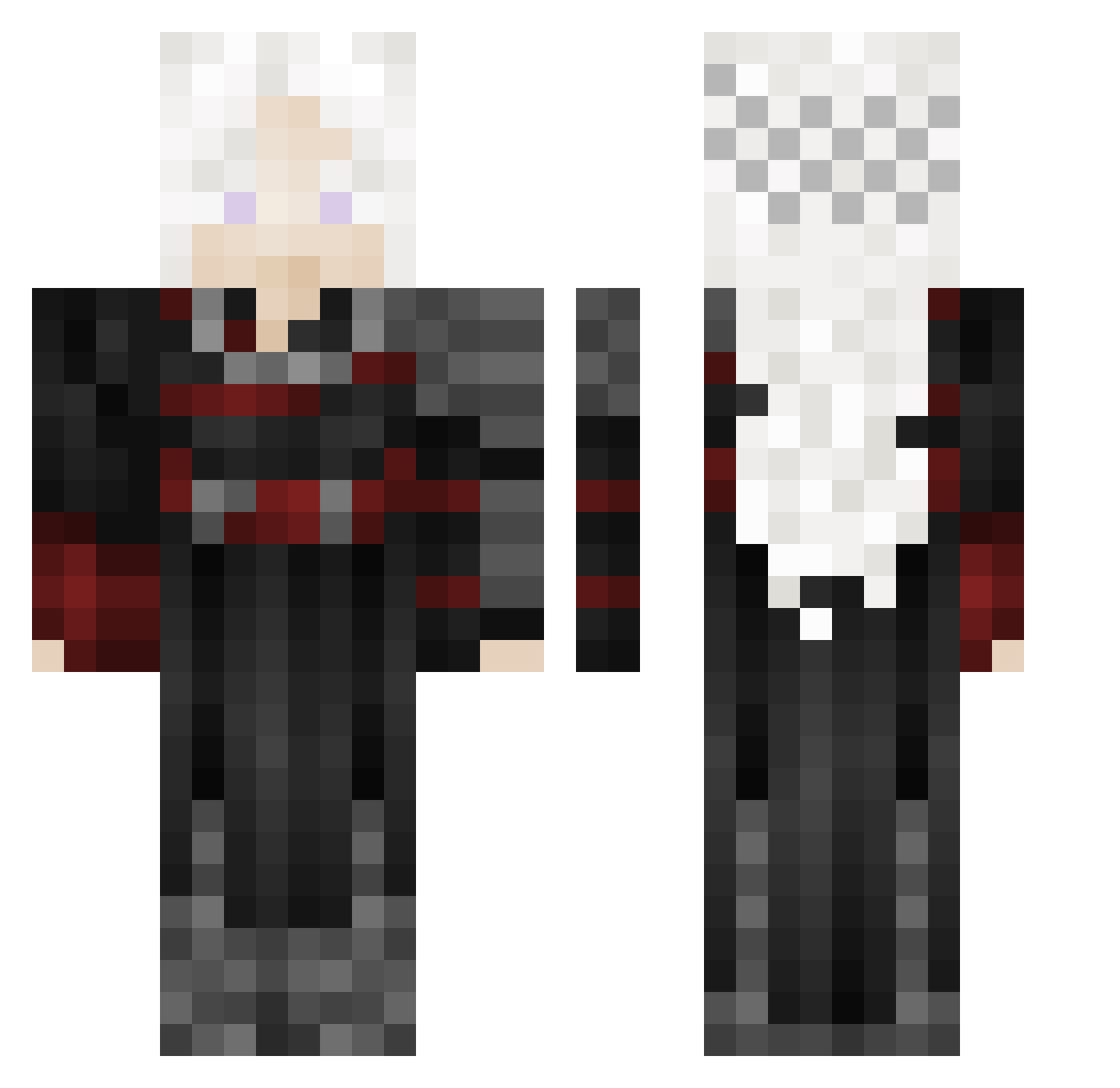 4730 Minecraft skin, front and back view