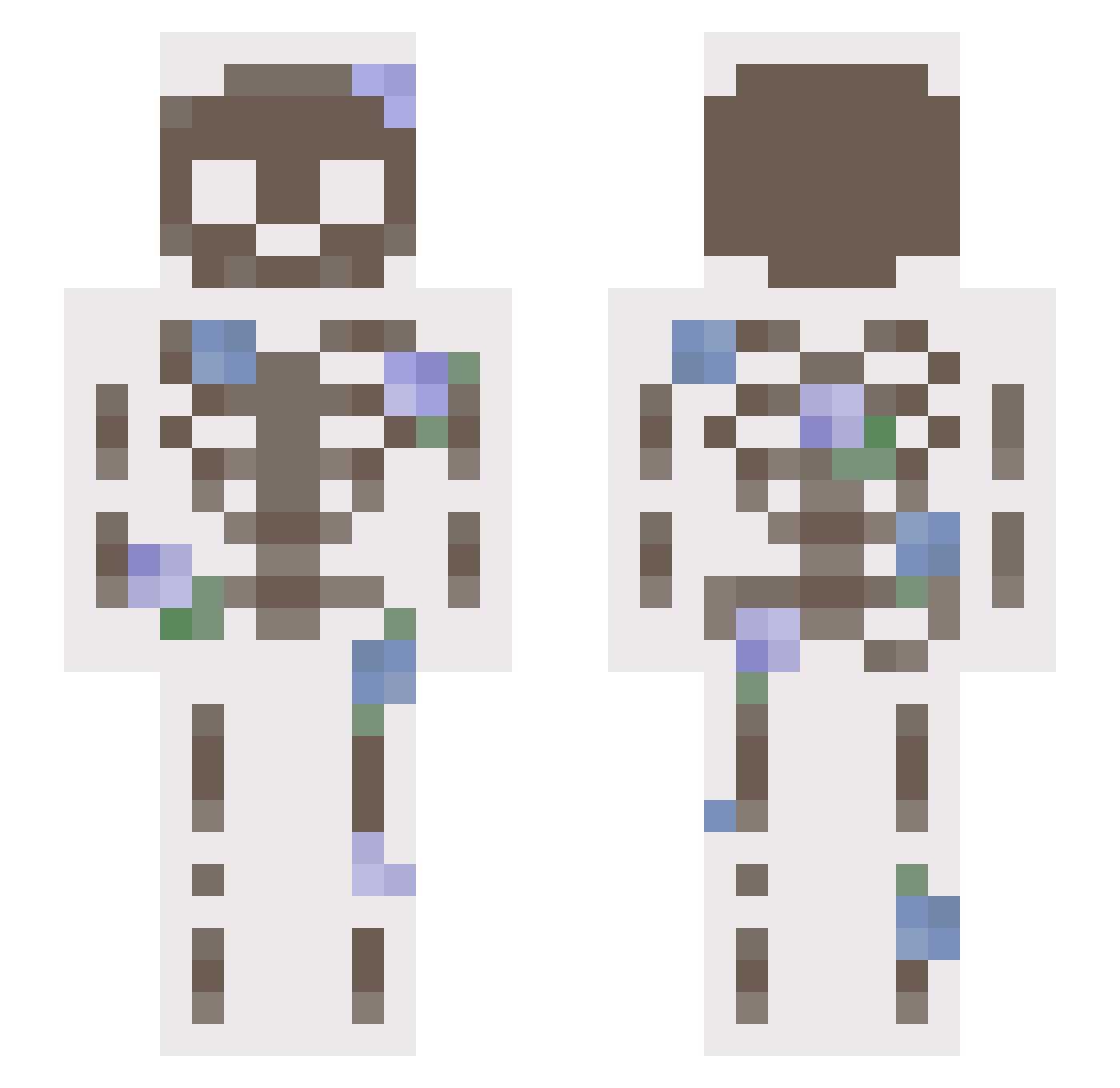 vininator_ Minecraft skin, front and back view