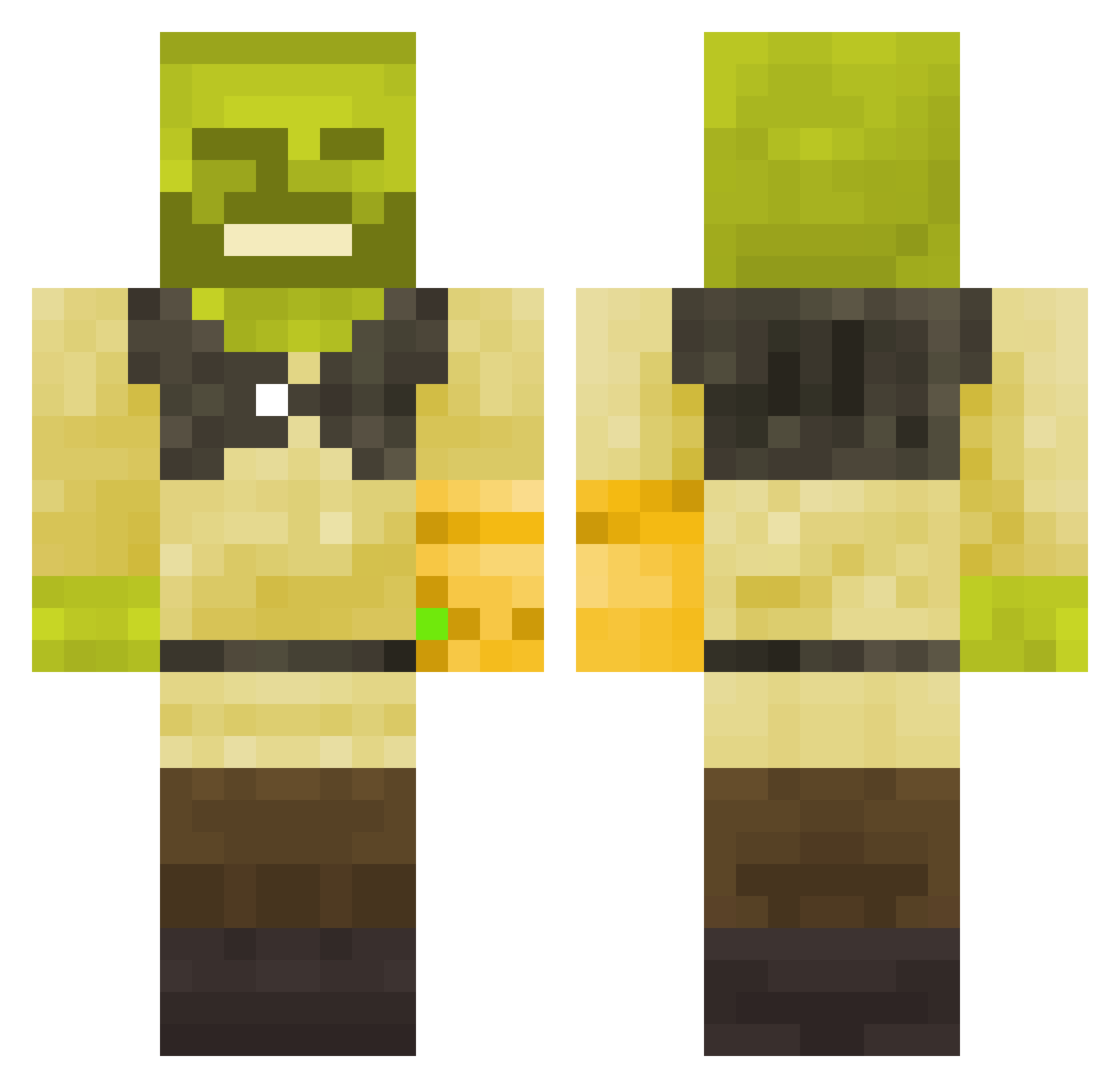 Jago_san Minecraft skin, front and back view