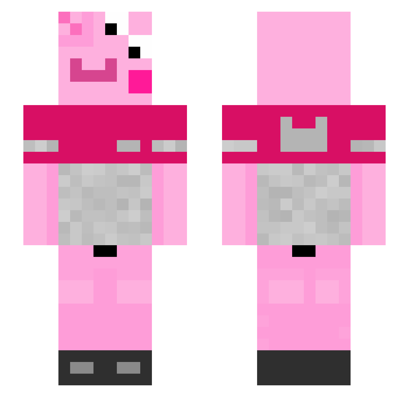 Li_Feng Minecraft skin, front and back view