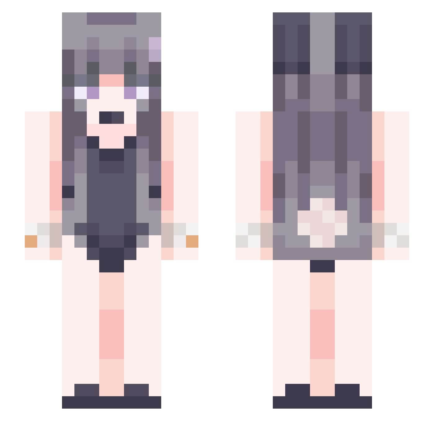 Seaoffog1234 Minecraft skin, front and back view