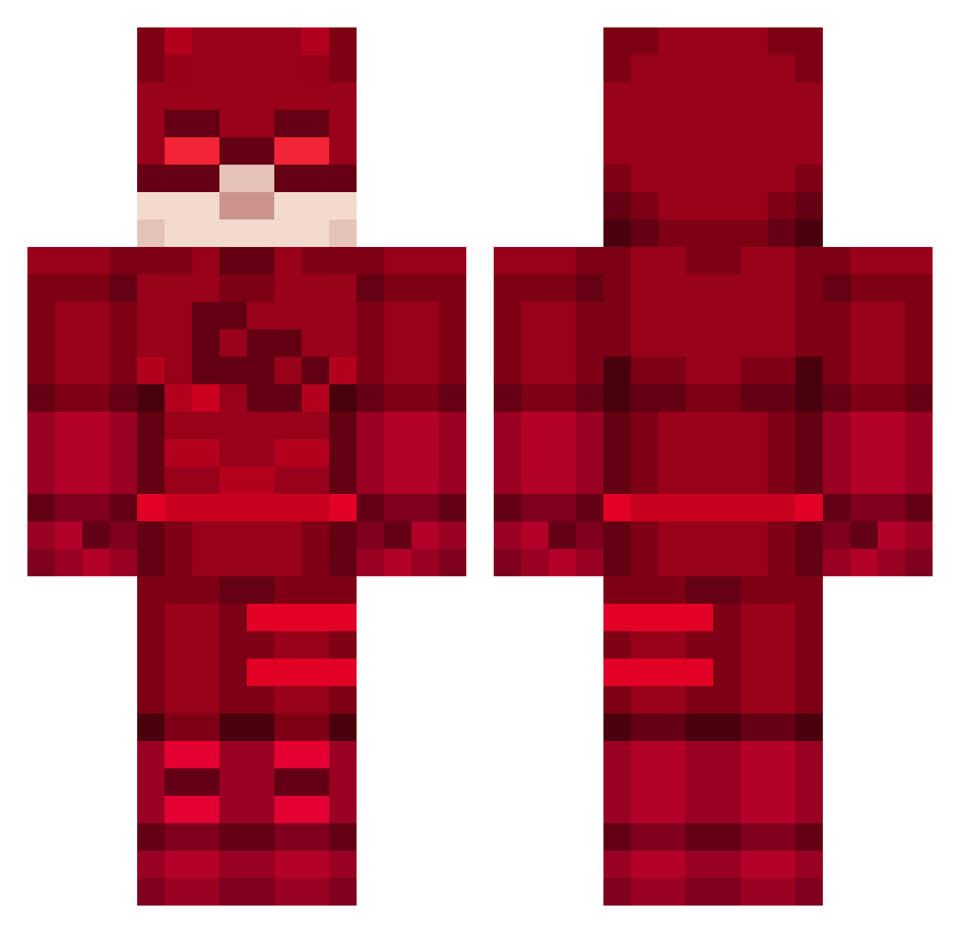 Garciolomeo Minecraft skin, front and back view