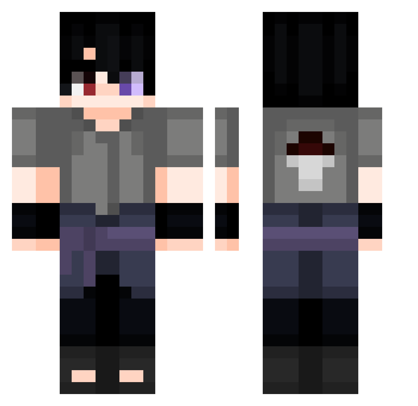 WatonMordekaiser Minecraft skin, front and back view
