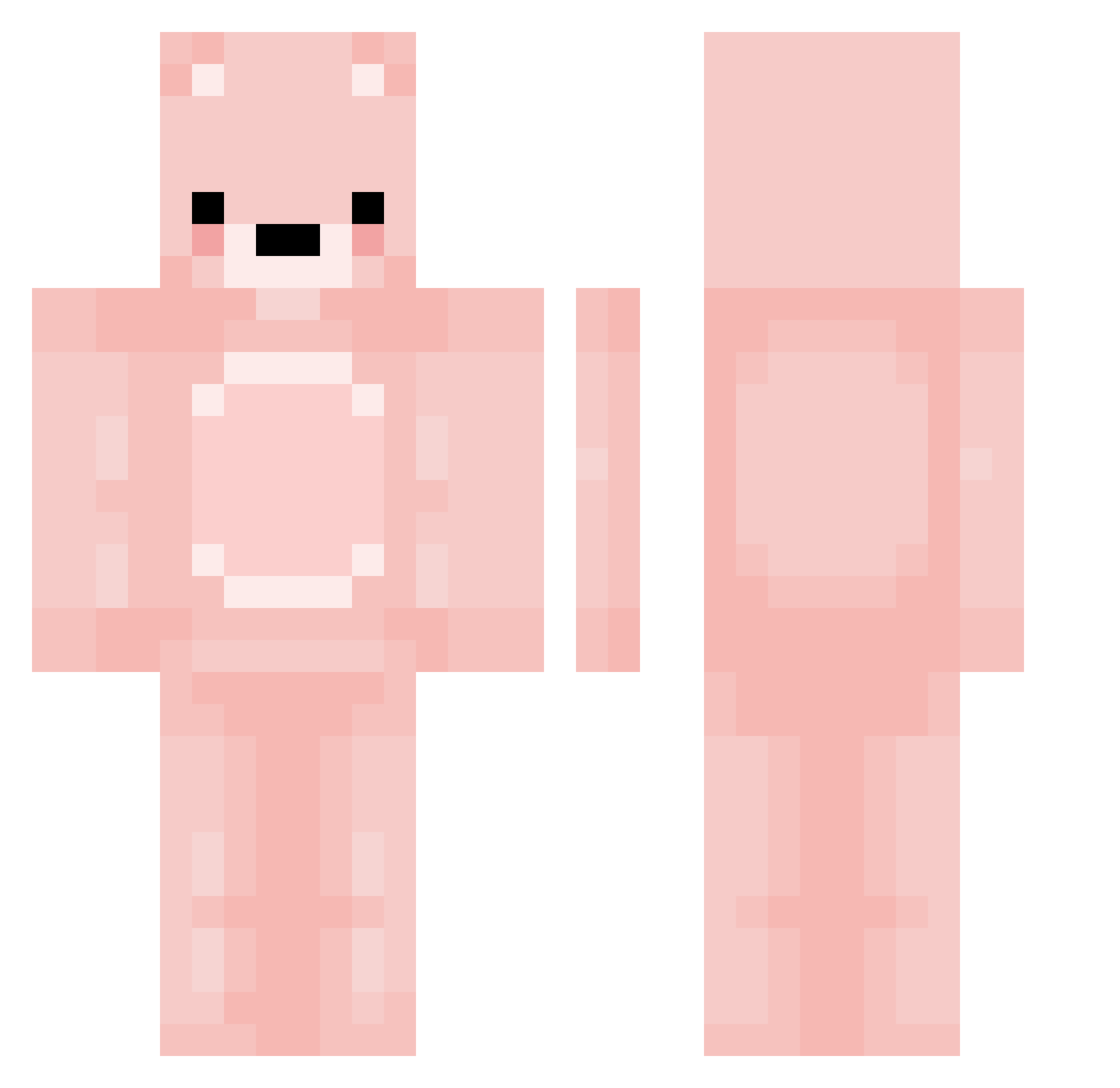 zhiyi528 Minecraft skin, front and back view
