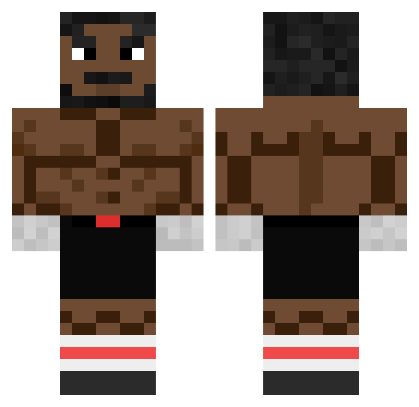 jasang23 Minecraft skin, front and back view