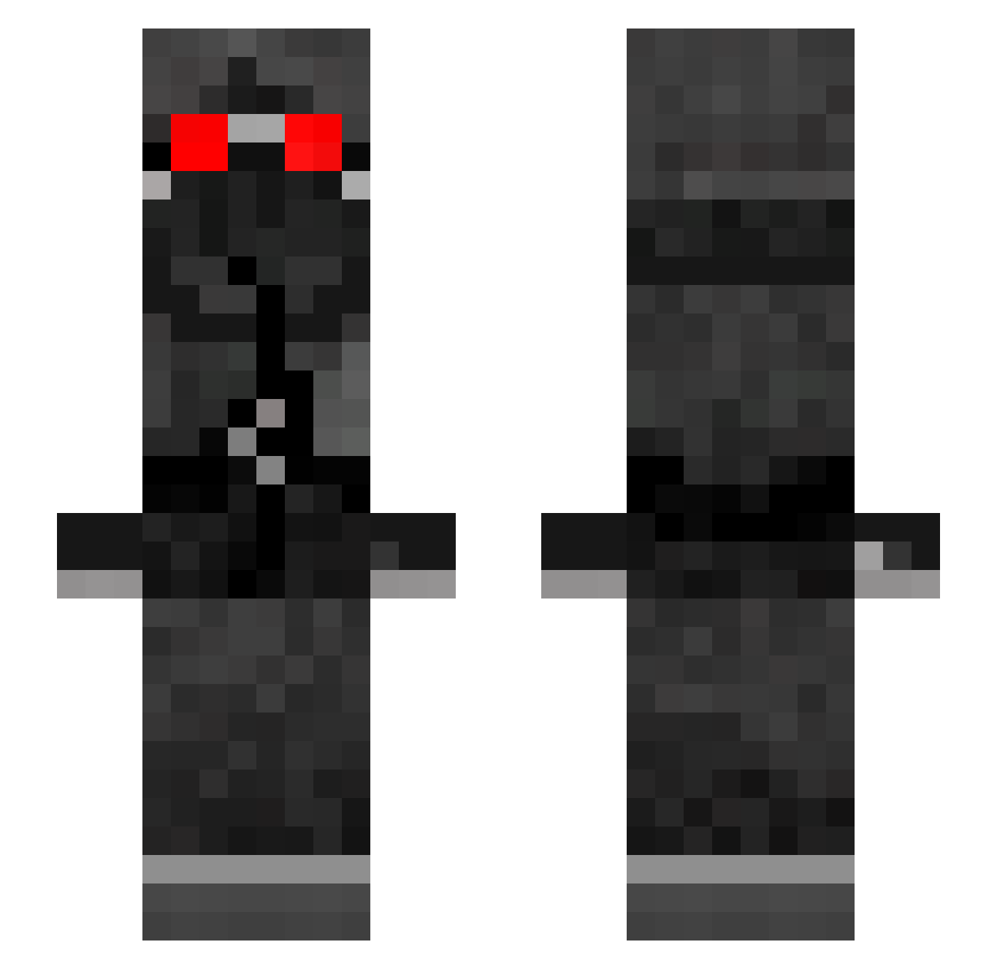 MUSIN_SA Minecraft skin, front and back view