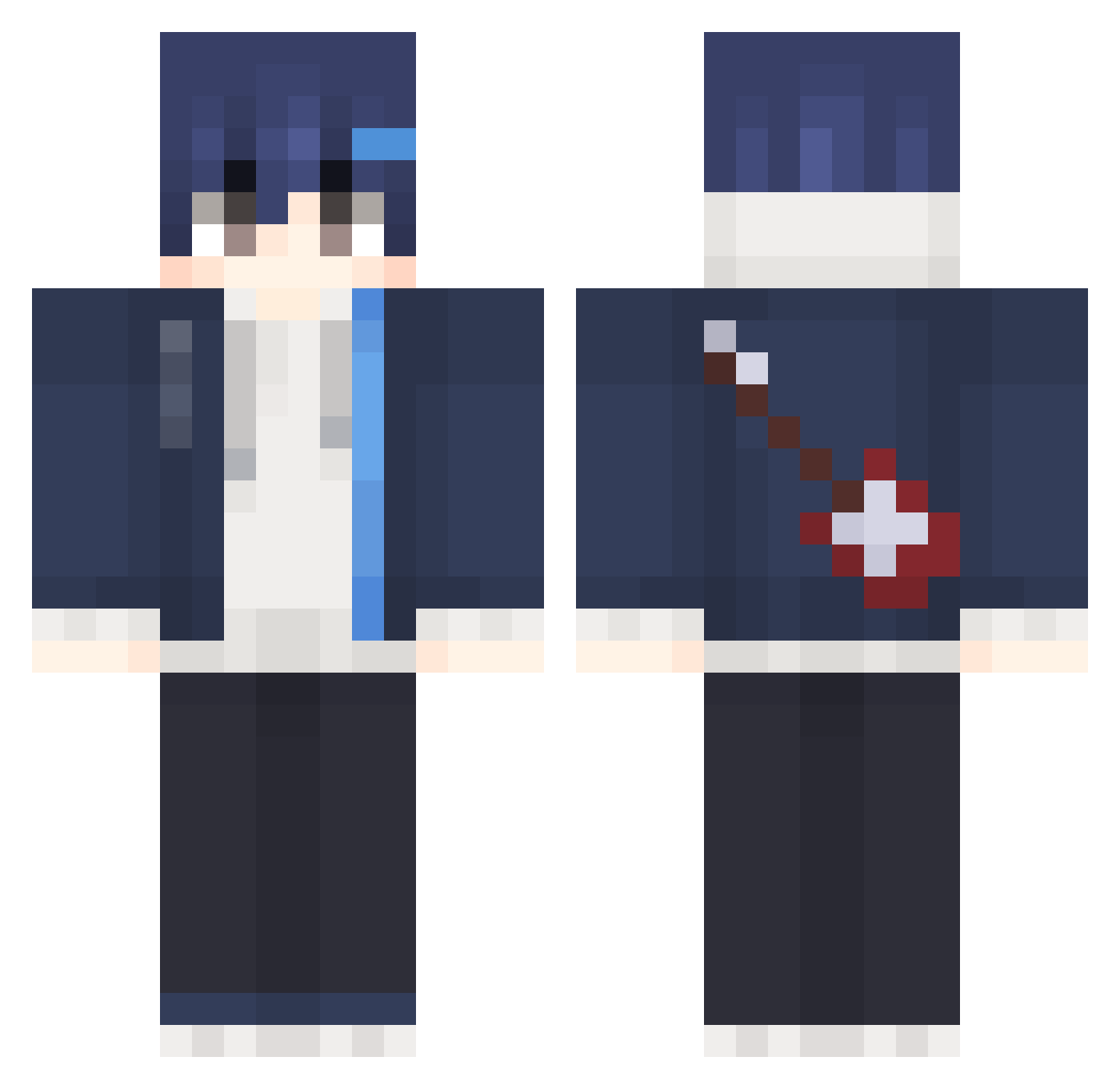 munggae1234 Minecraft skin, front and back view