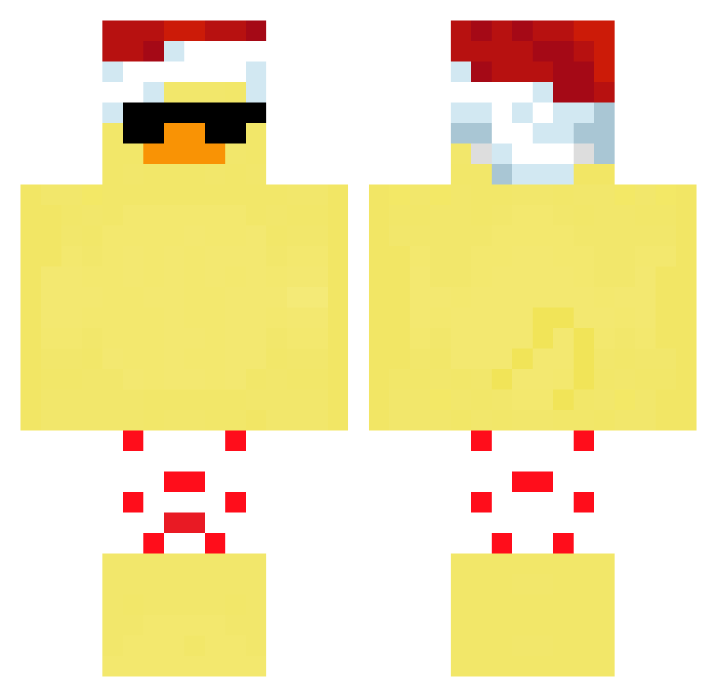 Og_picka Minecraft skin, front and back view