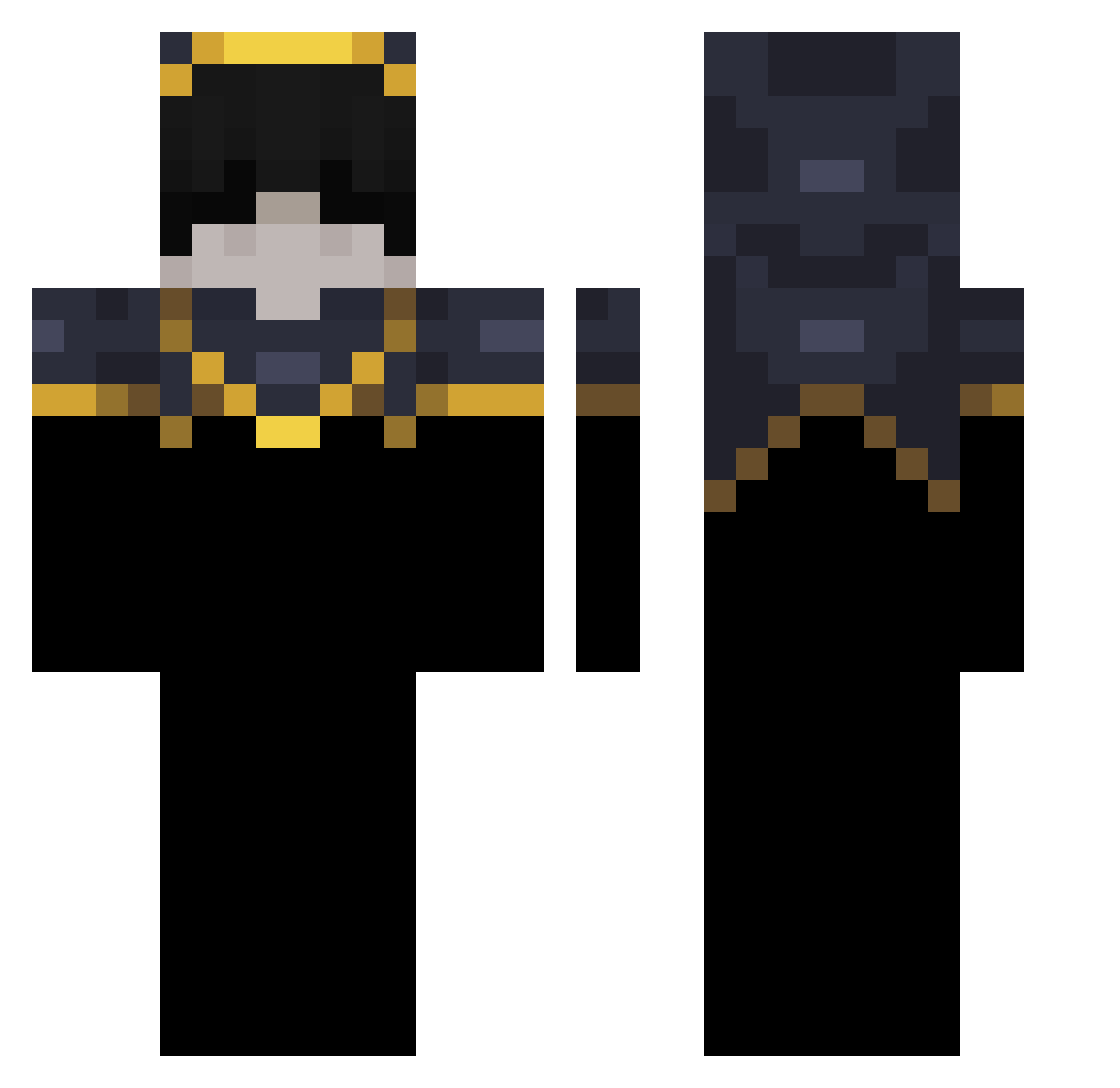 wSekizann Minecraft skin, front and back view
