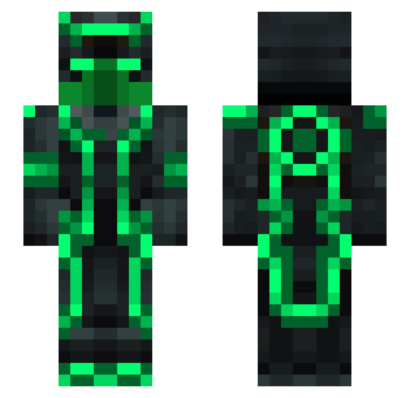 Ldsg_Archimedes Minecraft skin, front and back view