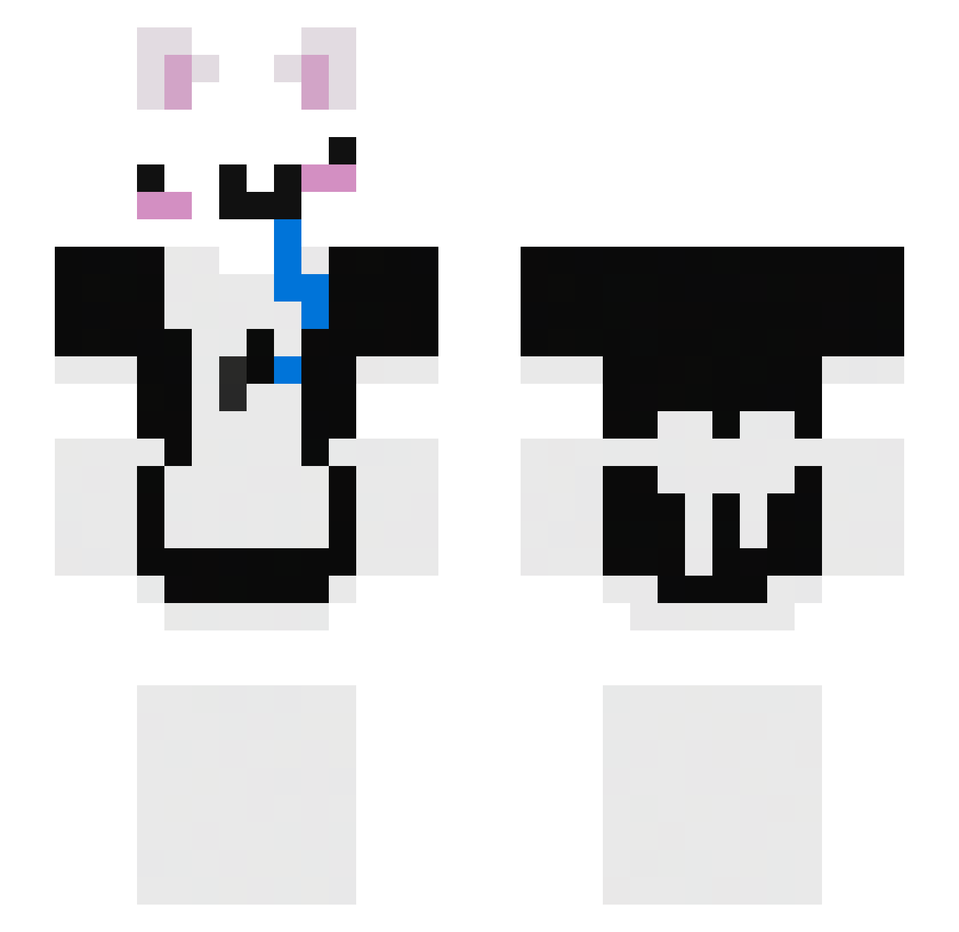 PoPTheCAP_YT Minecraft skin, front and back view