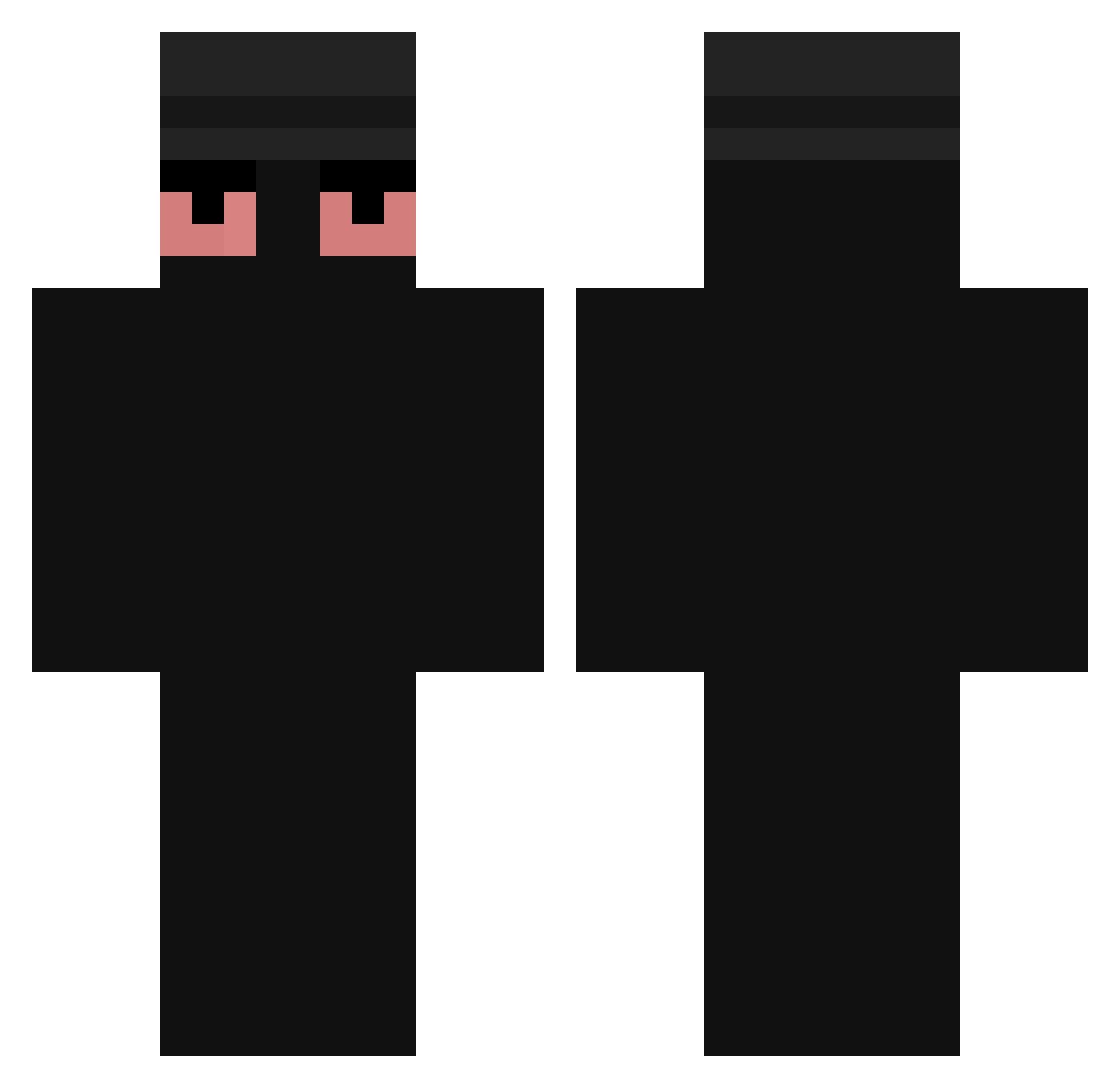 Licasssss Minecraft skin, front and back view
