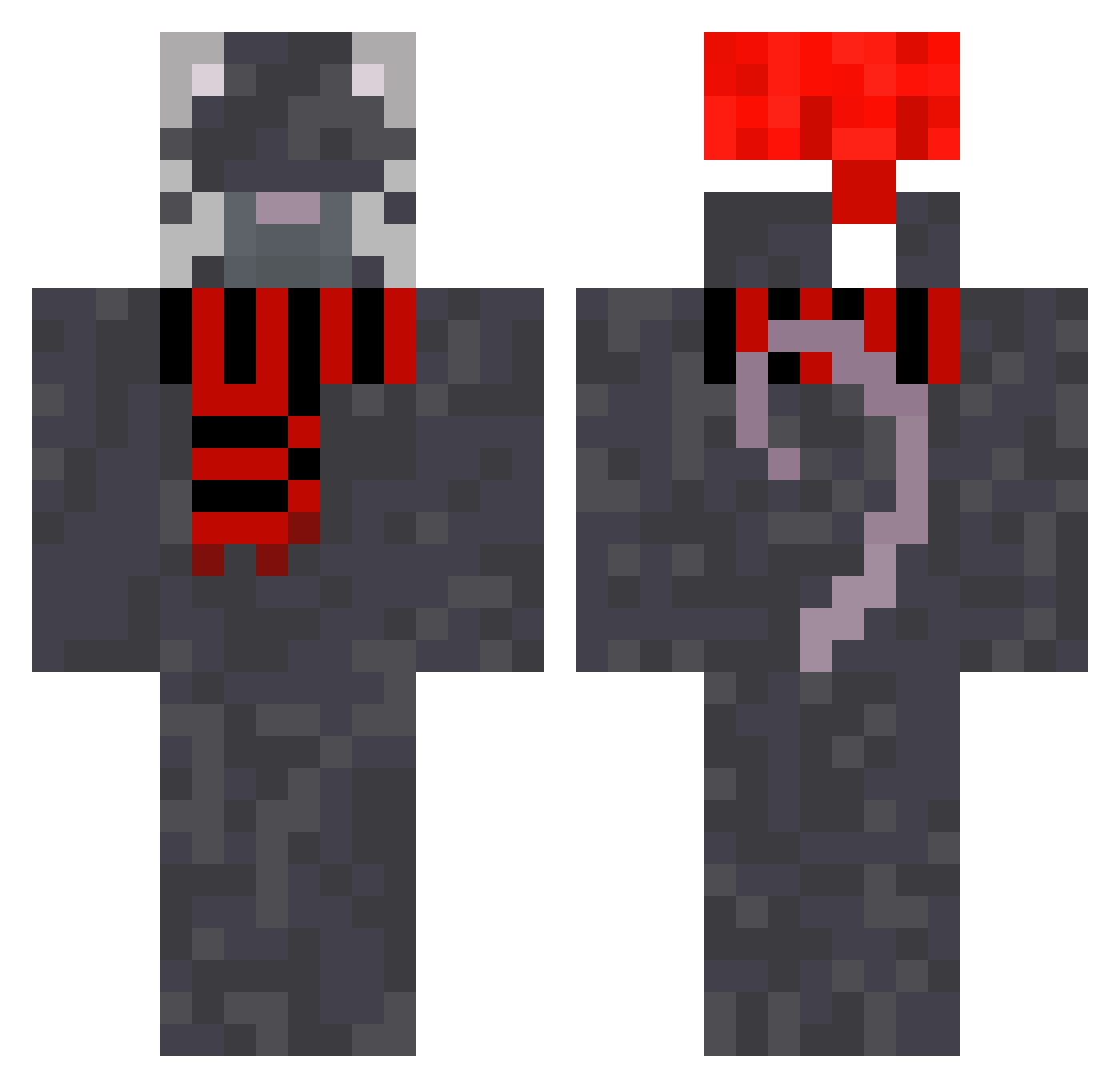 GRizzly_Reaper21 Minecraft skin, front and back view