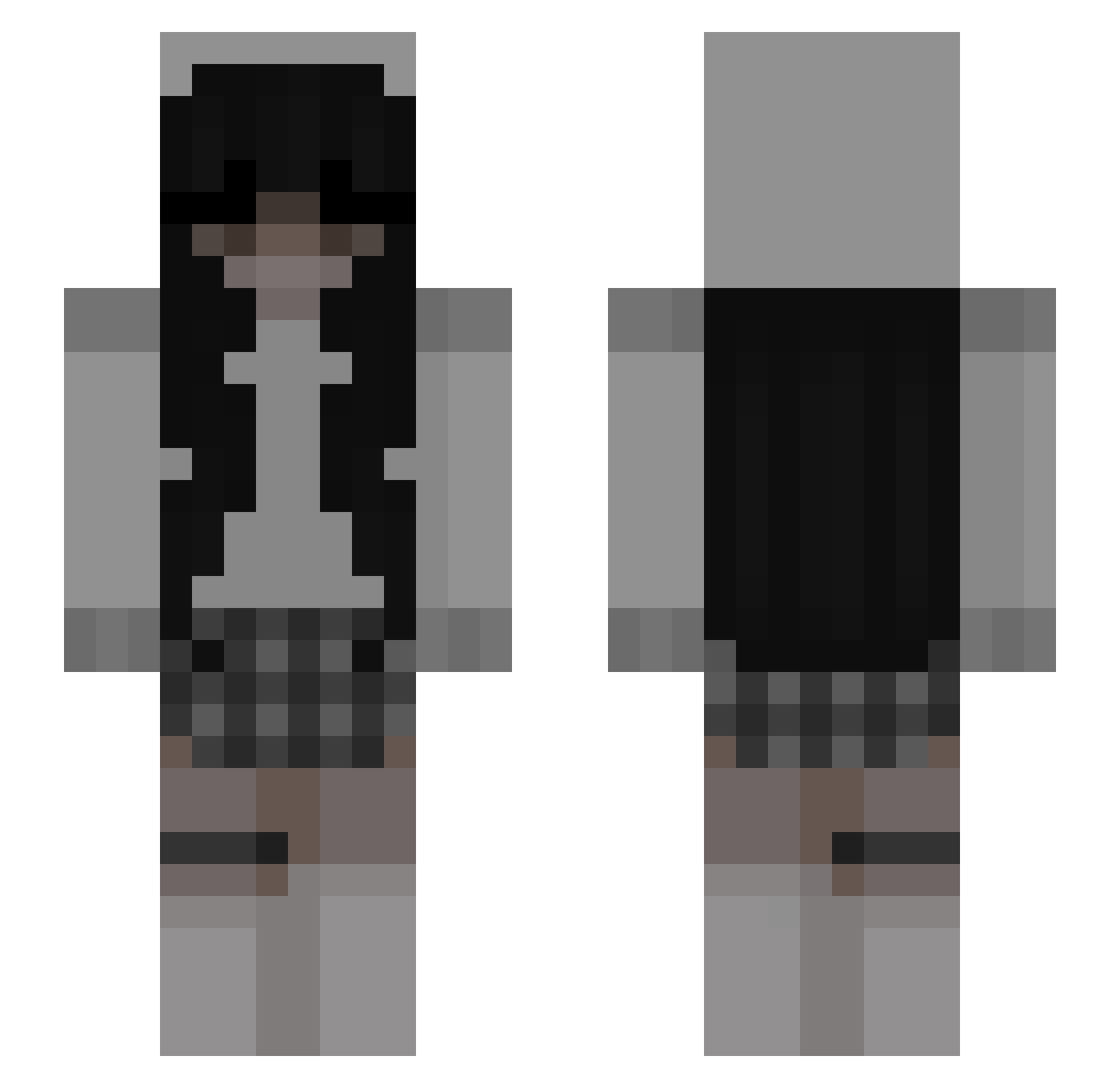 wei_chen__ Minecraft skin, front and back view