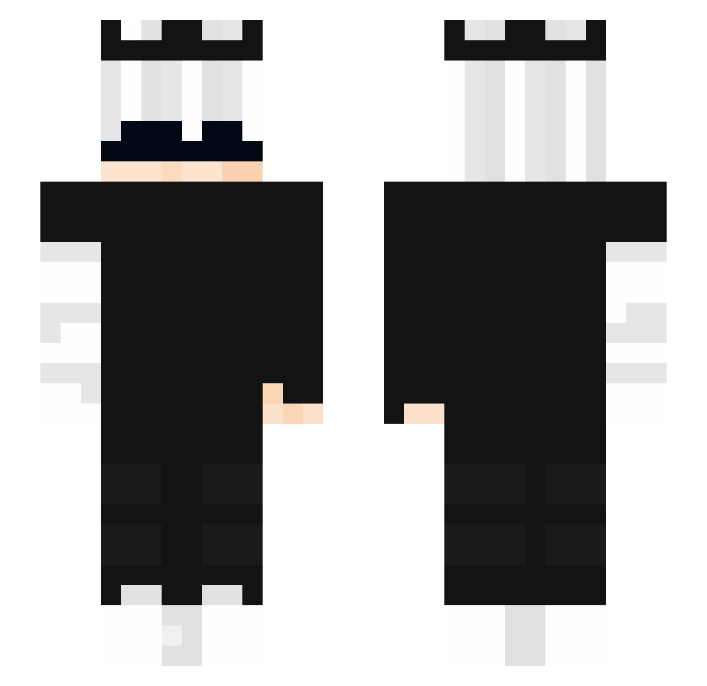 RR_Fy7nn_ Minecraft skin, front and back view