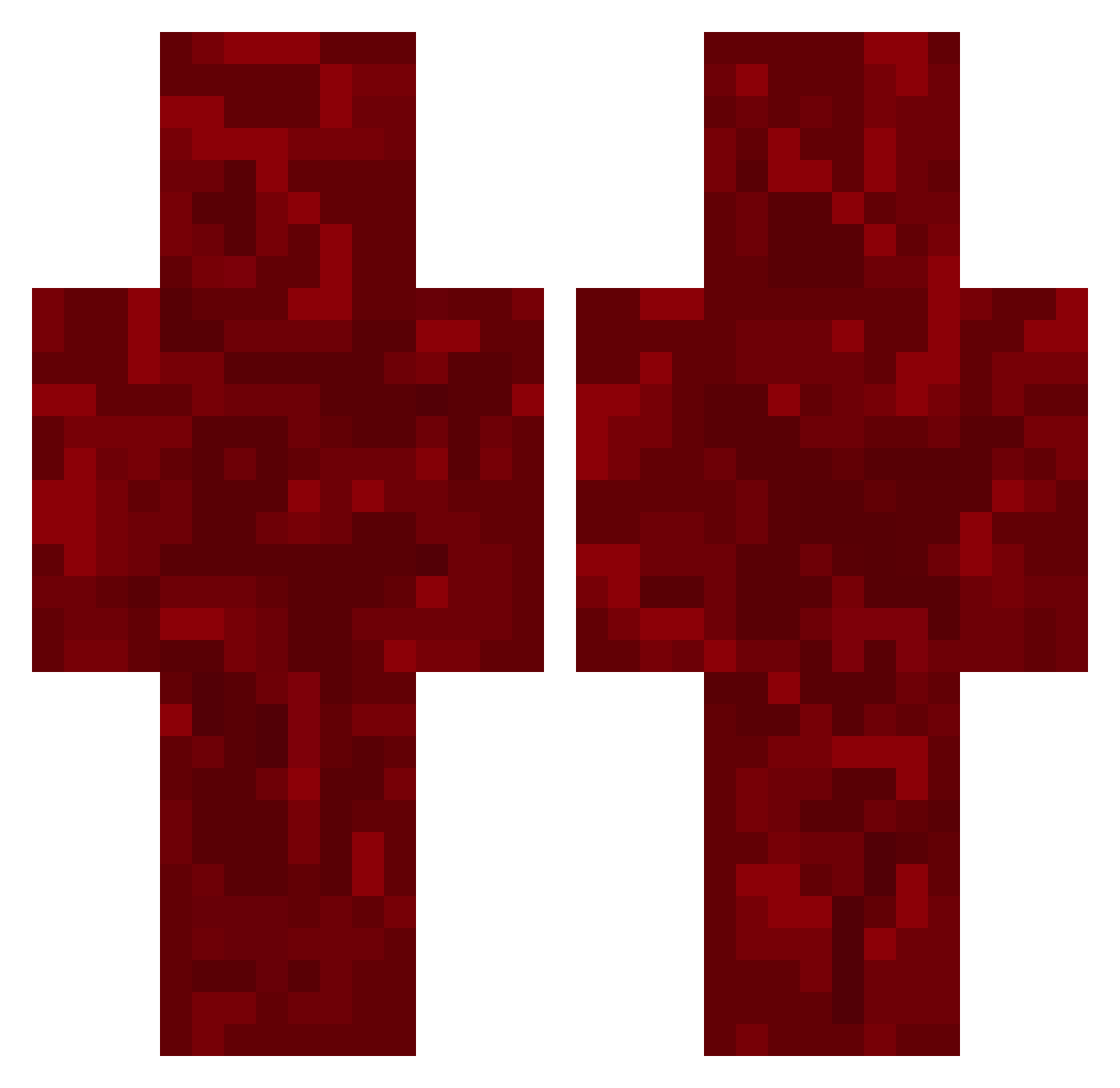 IM_AMOGUS Minecraft skin, front and back view