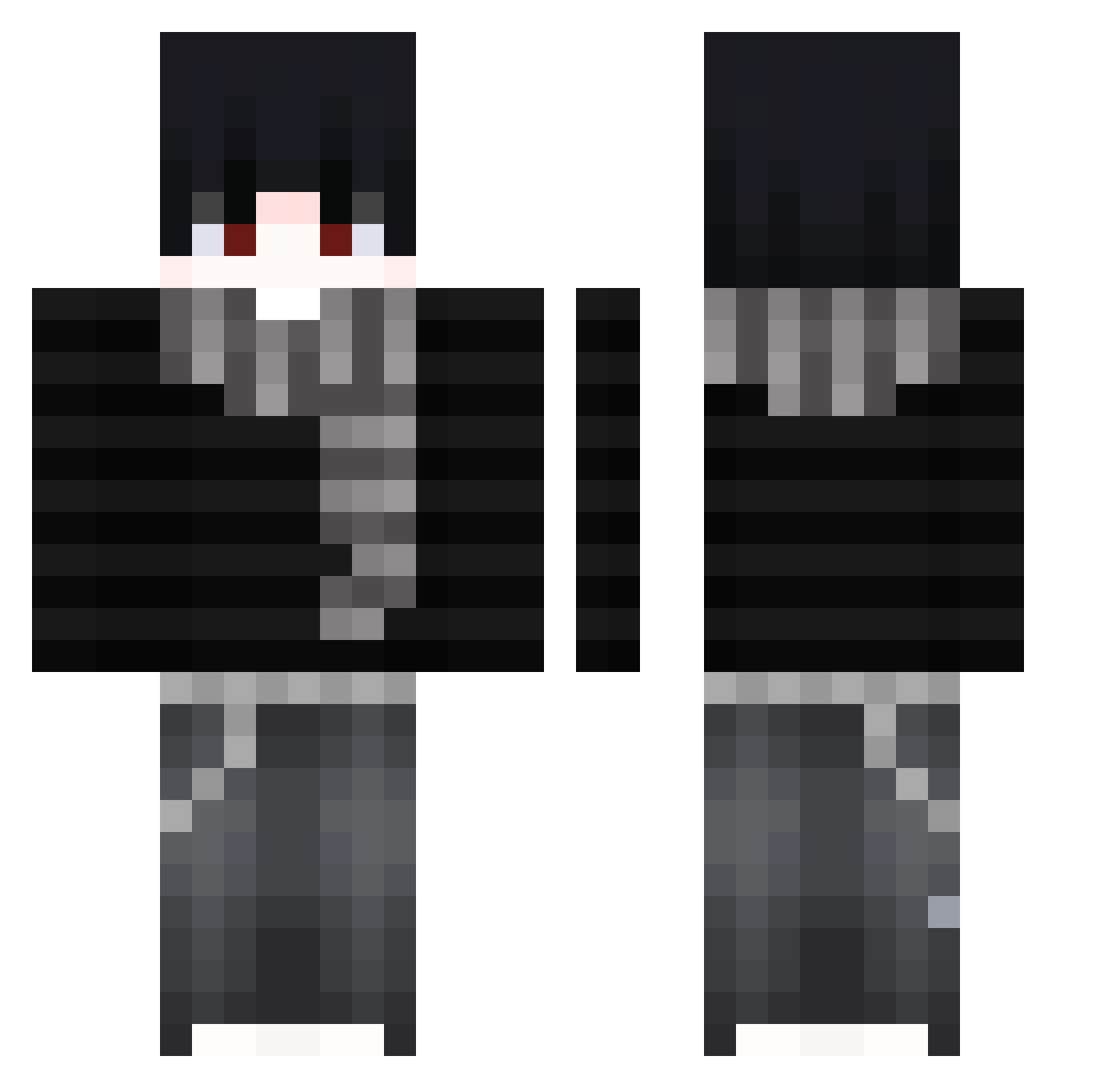 DayVariable2148 Minecraft skin, front and back view