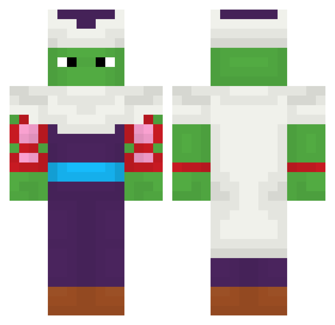 M503StereoDotMp3 Minecraft skin, front and back view