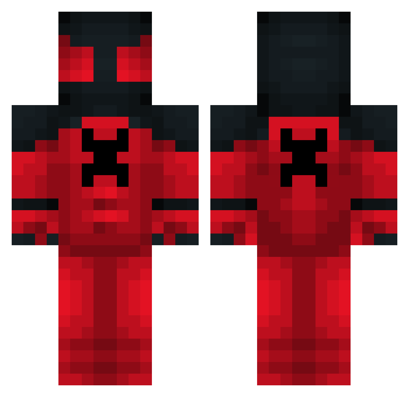 Springerman123 Minecraft skin, front and back view