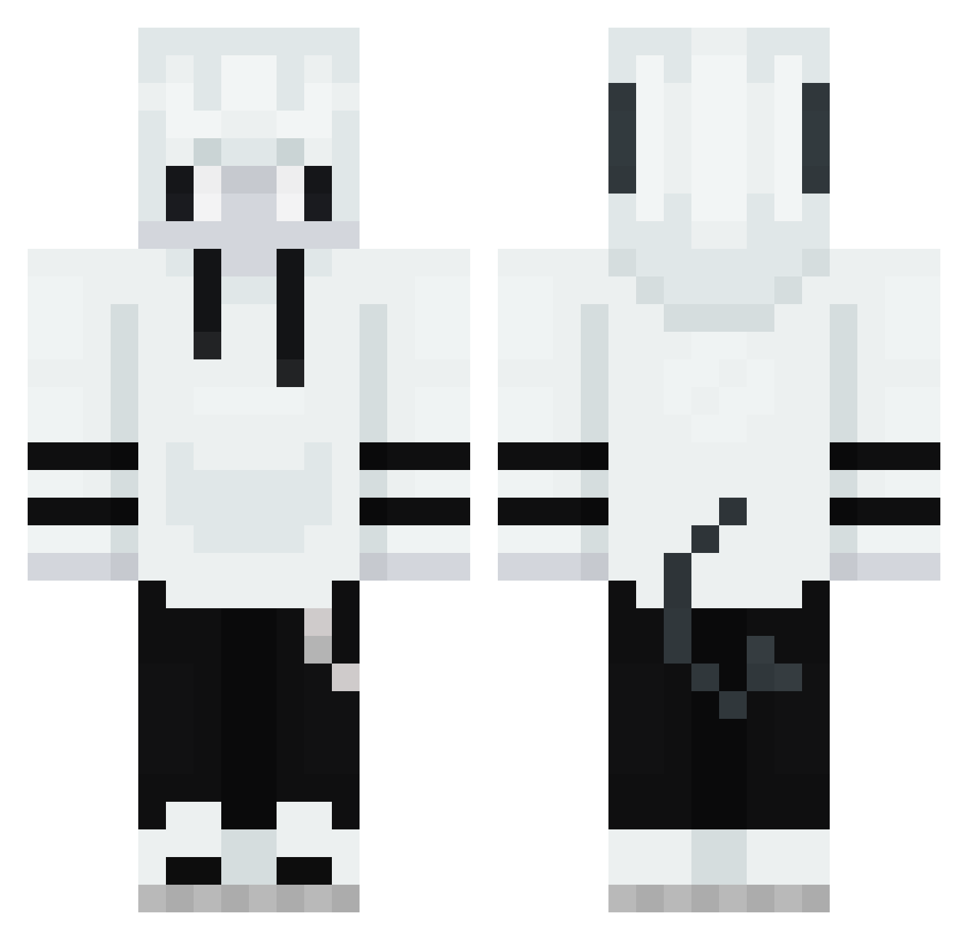 dawios9898 Minecraft skin, front and back view