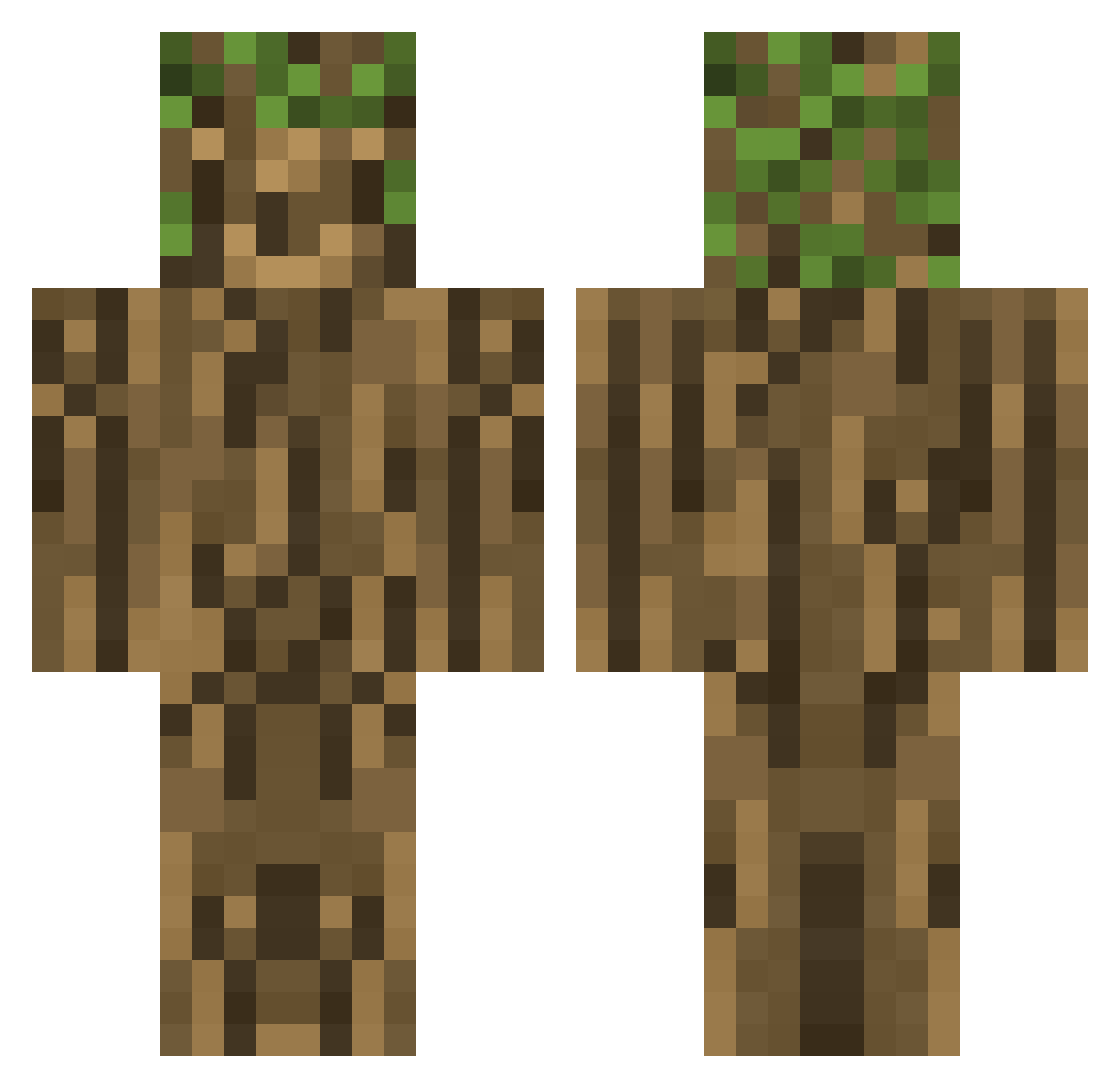 AnAppealToHeaven Minecraft skin, front and back view