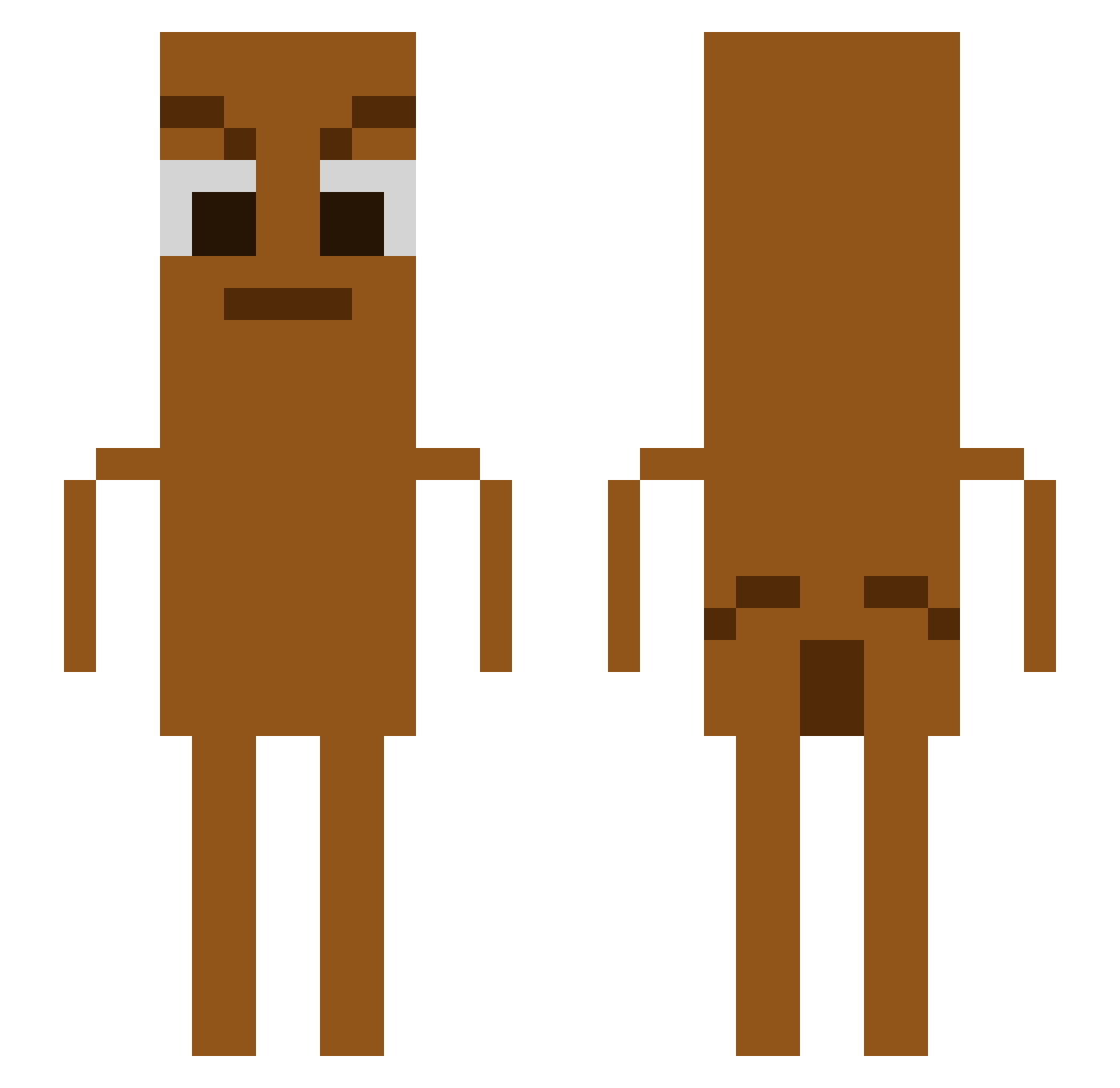 wojtek3321 Minecraft skin, front and back view
