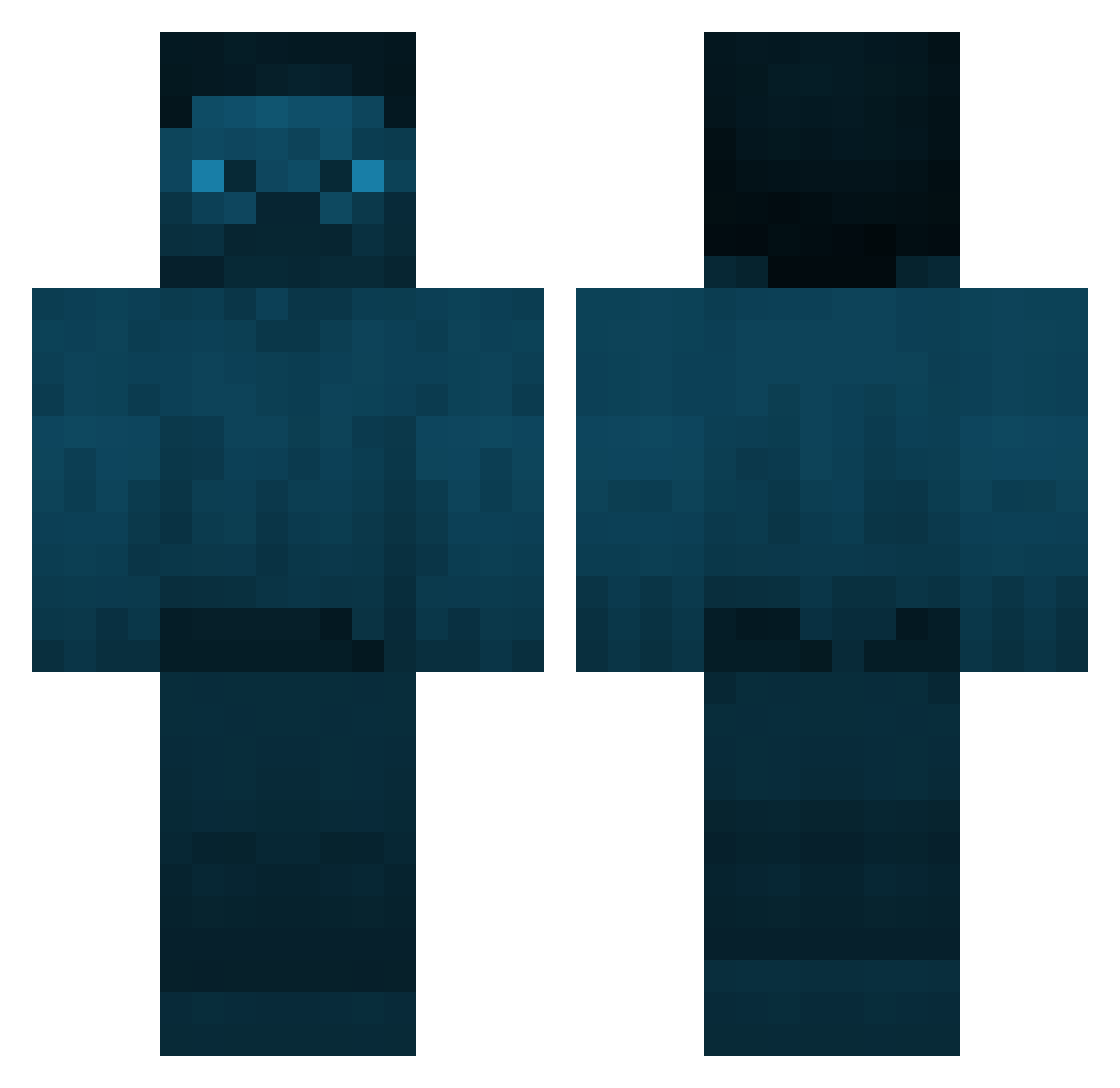 doughboyss Minecraft skin, front and back view