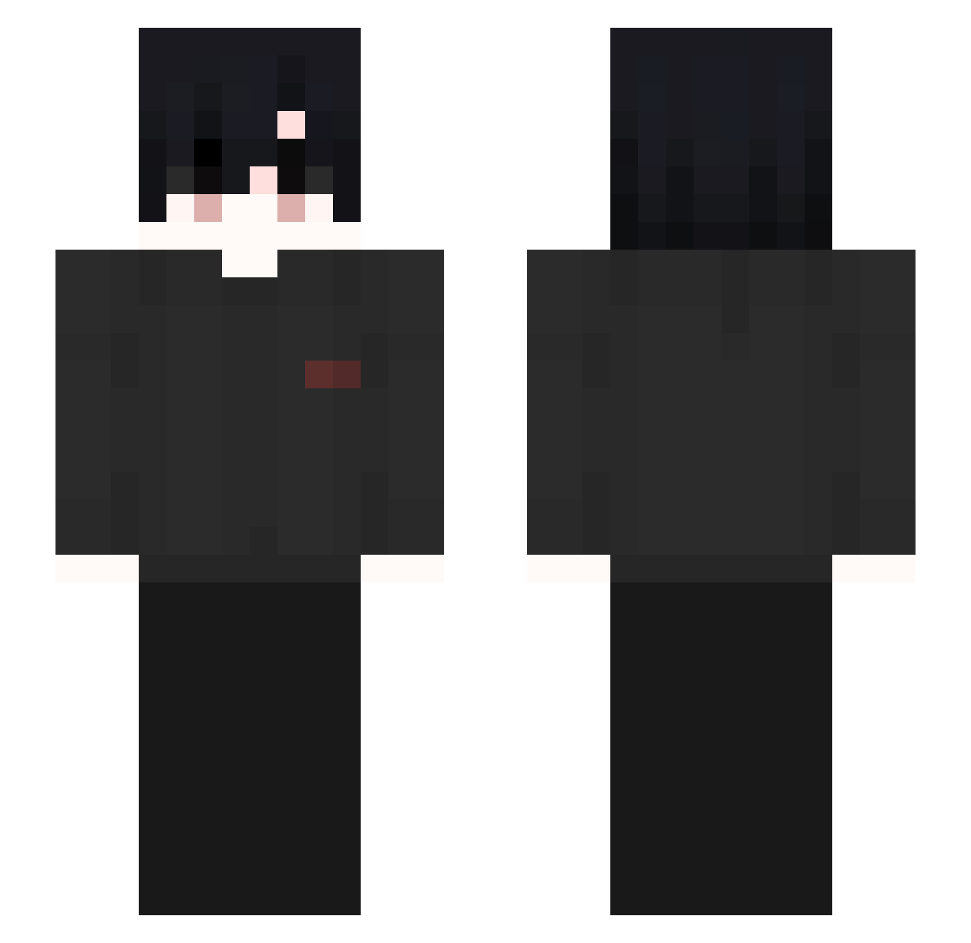 ppinheiroz Minecraft skin, front and back view