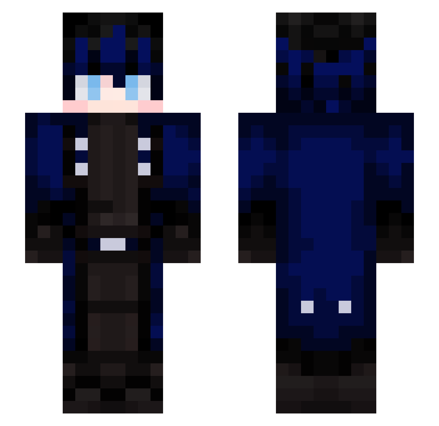 Shinyaa_ Minecraft skin, front and back view