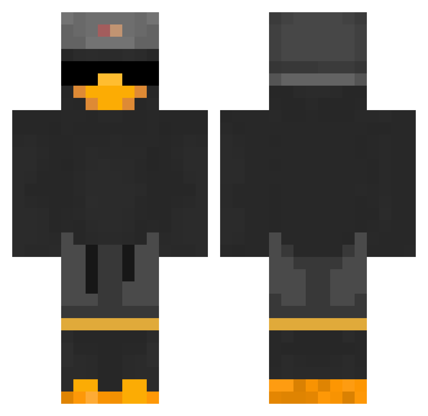 _szczureq_2 Minecraft skin, front and back view