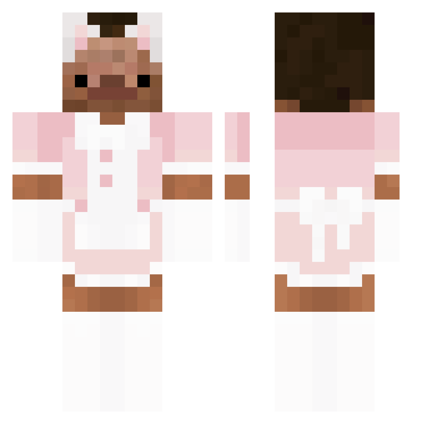 boboboyz23 Minecraft skin, front and back view