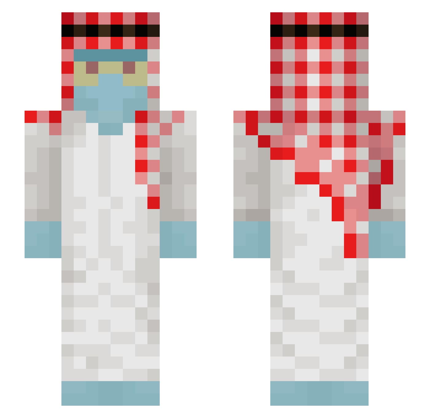 Tequito_OG Minecraft skin, front and back view