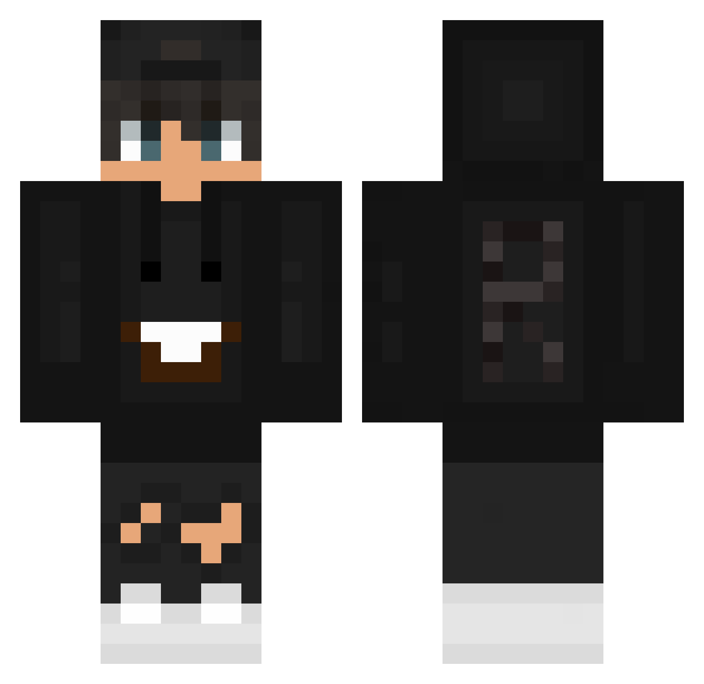 rejze123 Minecraft skin, front and back view