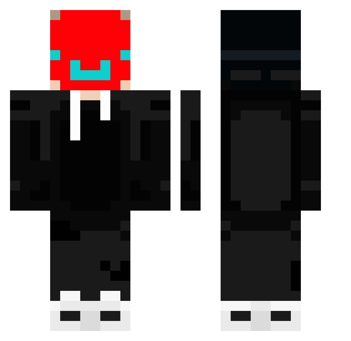 Tymox_1234 Minecraft skin, front and back view