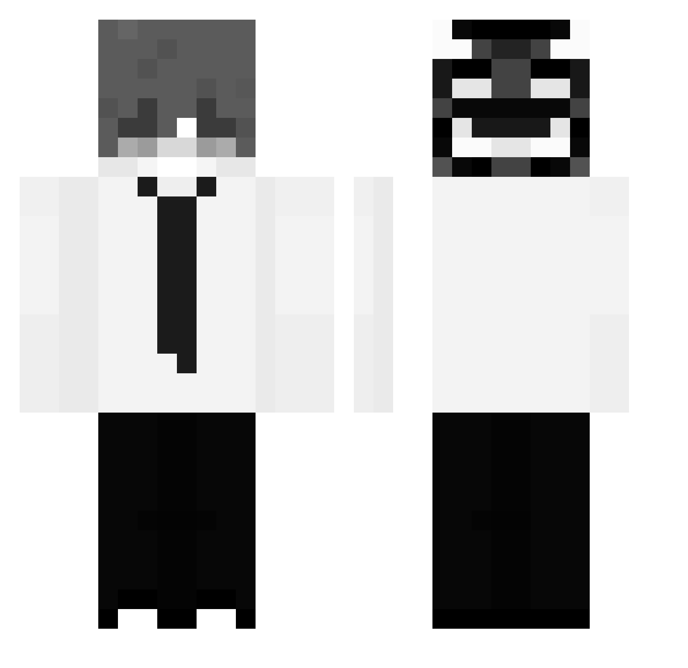 NoXXys_ Minecraft skin, front and back view