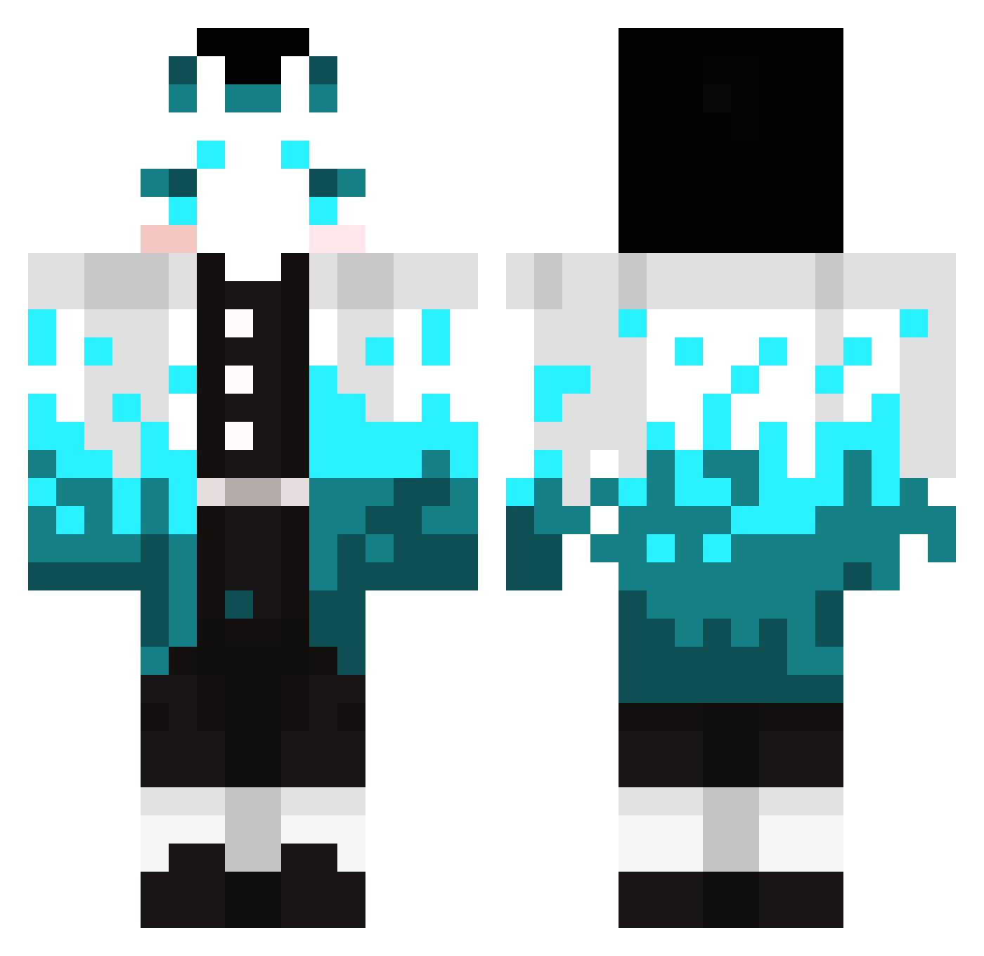 SuperMario081 Minecraft skin, front and back view