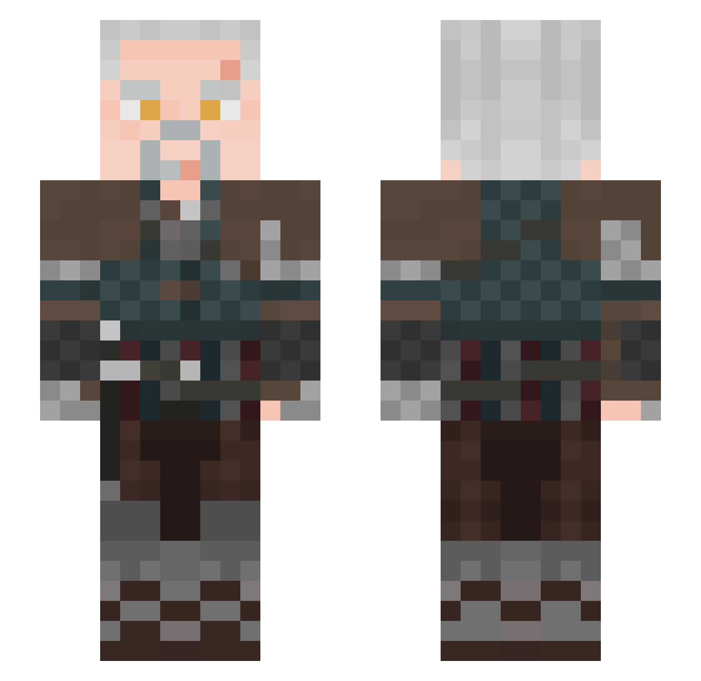 bIg_Dove1 Minecraft skin, front and back view