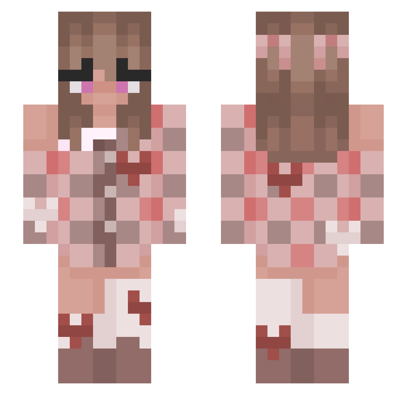 Barekat_ Minecraft skin, front and back view