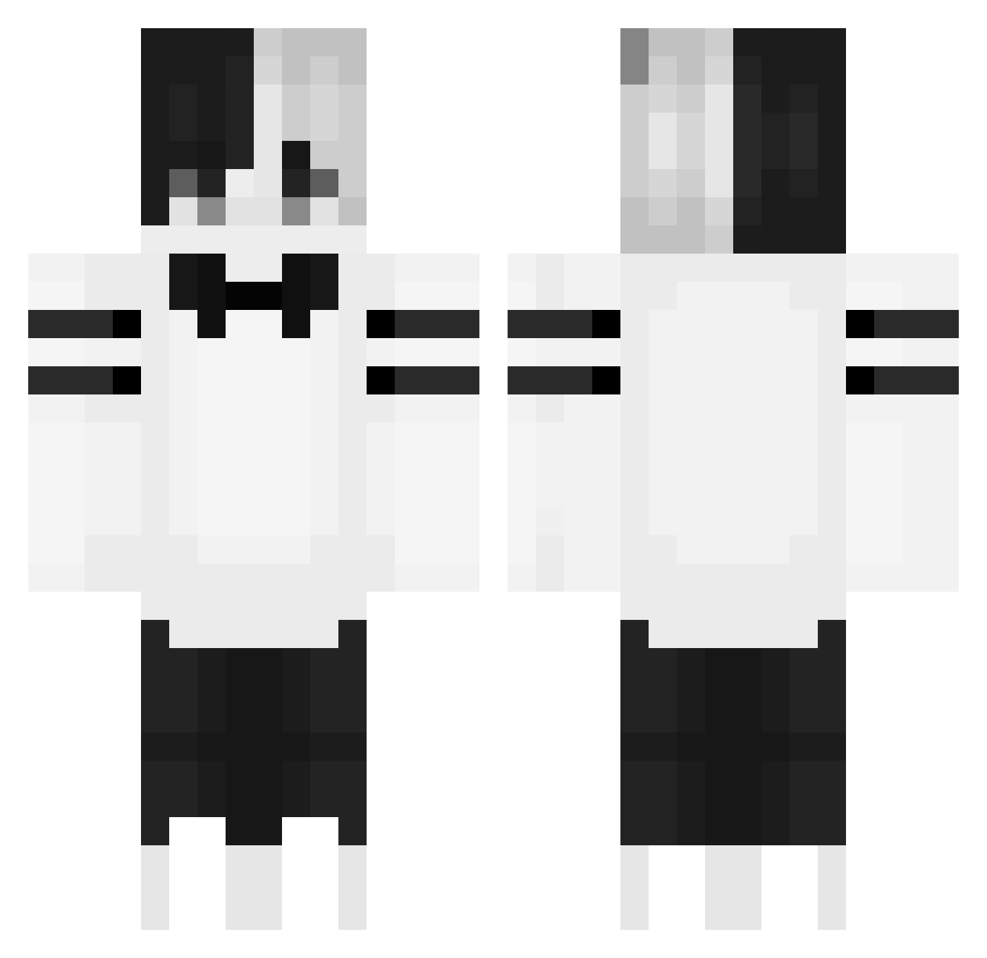 josh3982 Minecraft skin, front and back view