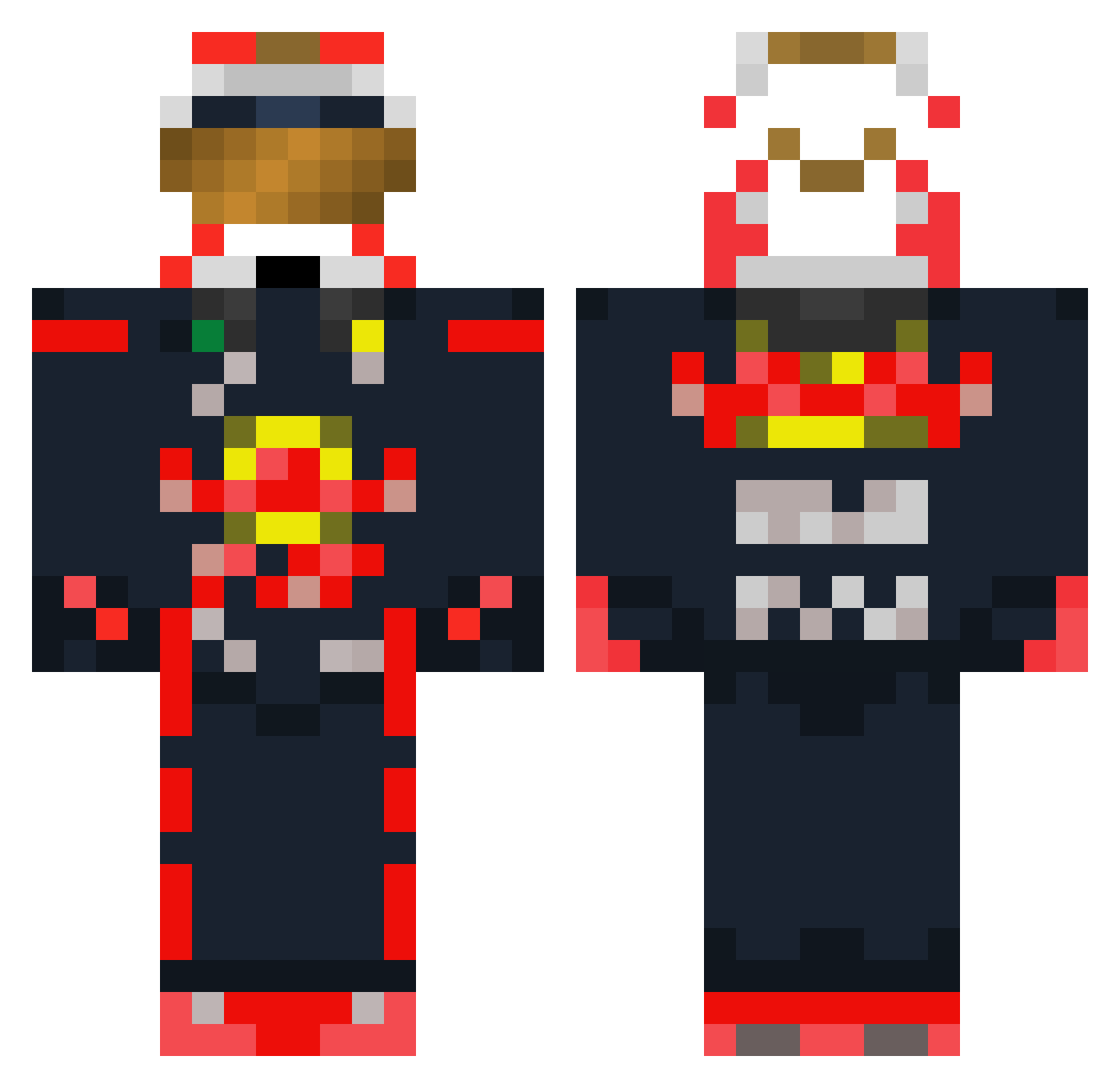 bekocamasirmknsi Minecraft skin, front and back view
