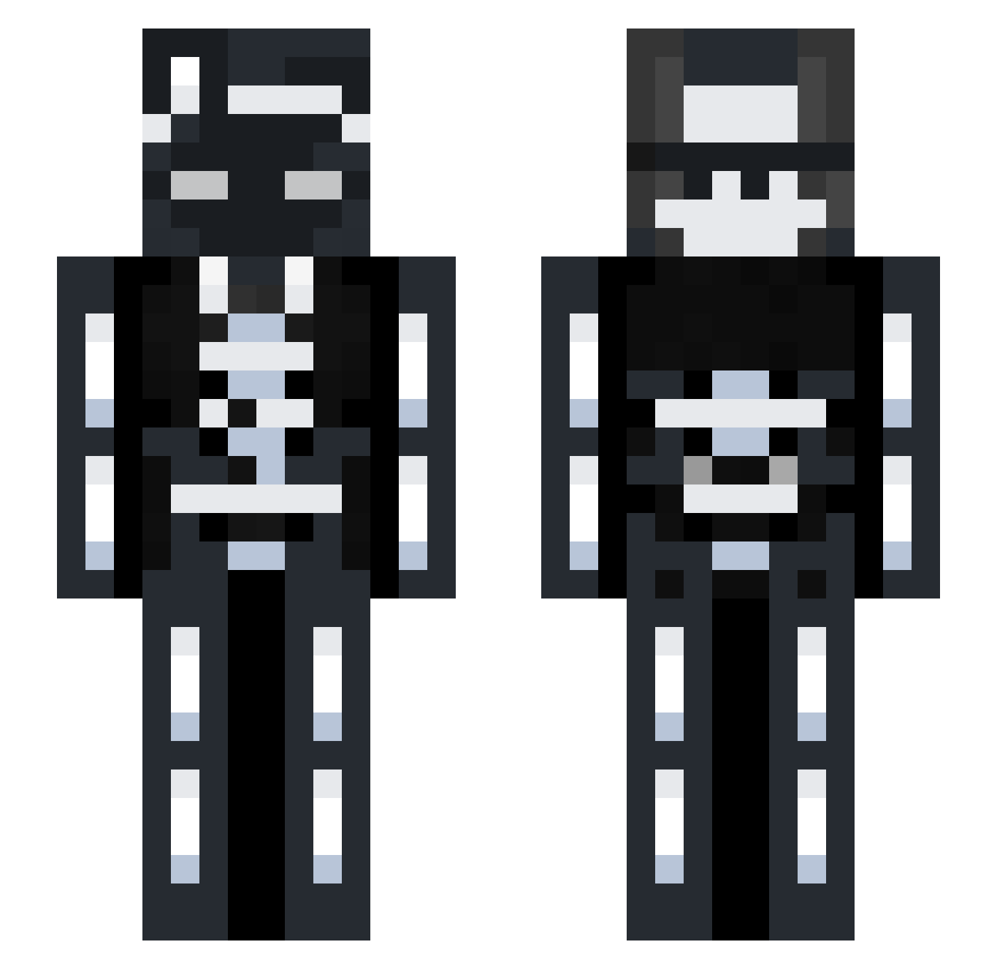 Gozilla1573 Minecraft skin, front and back view