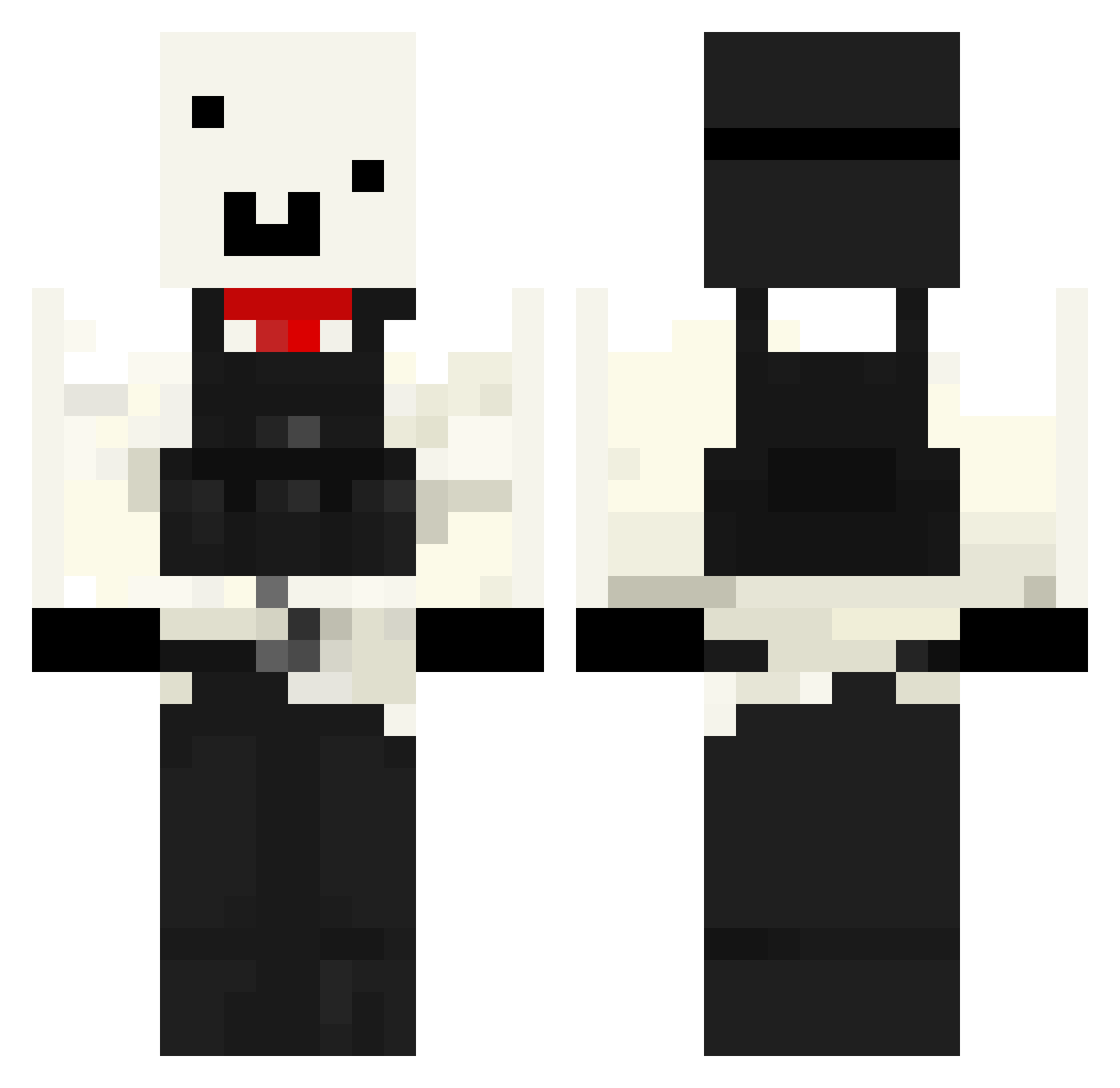 sheysey69 Minecraft skin, front and back view