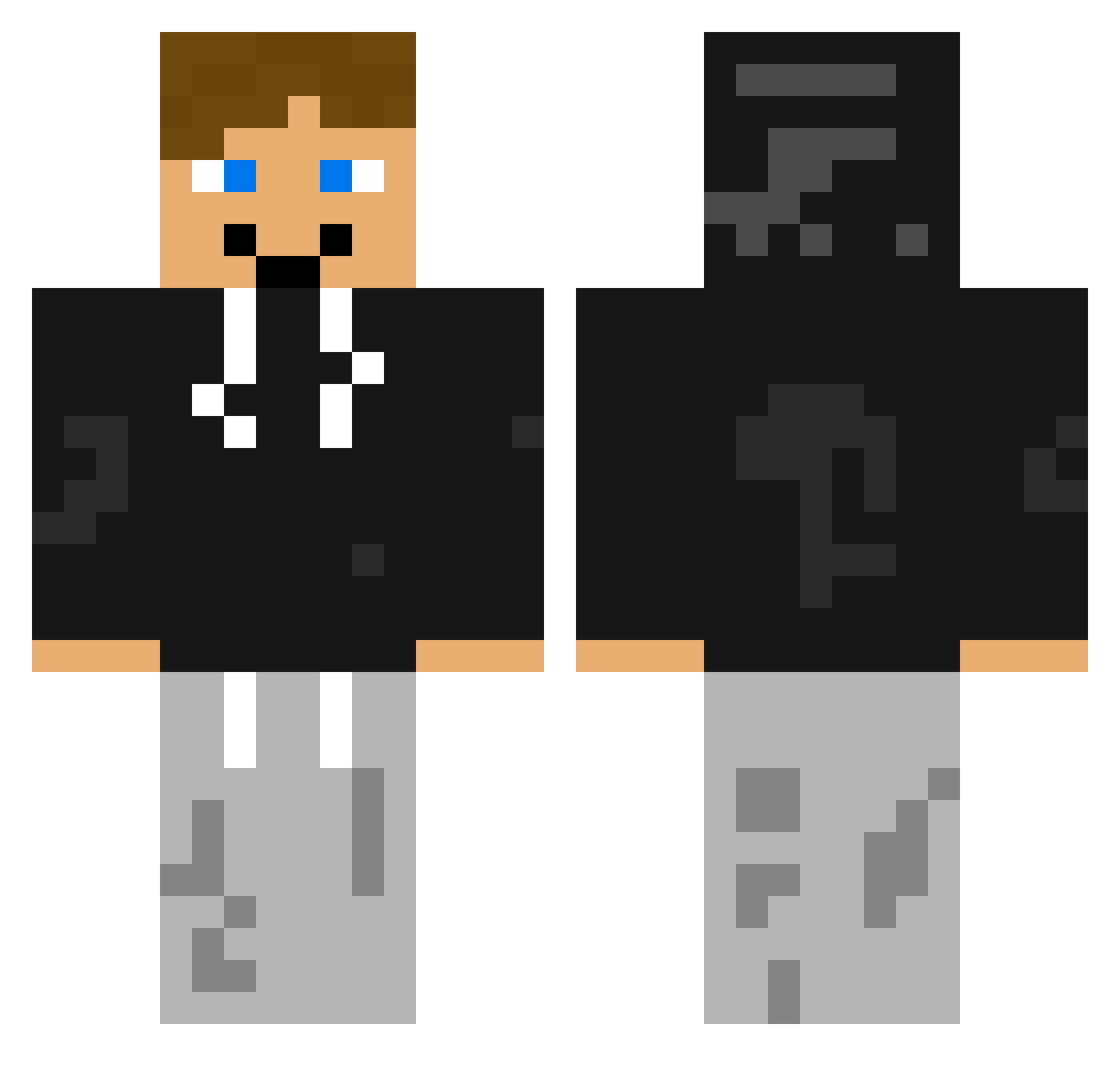 Maxamillion8311 Minecraft skin, front and back view
