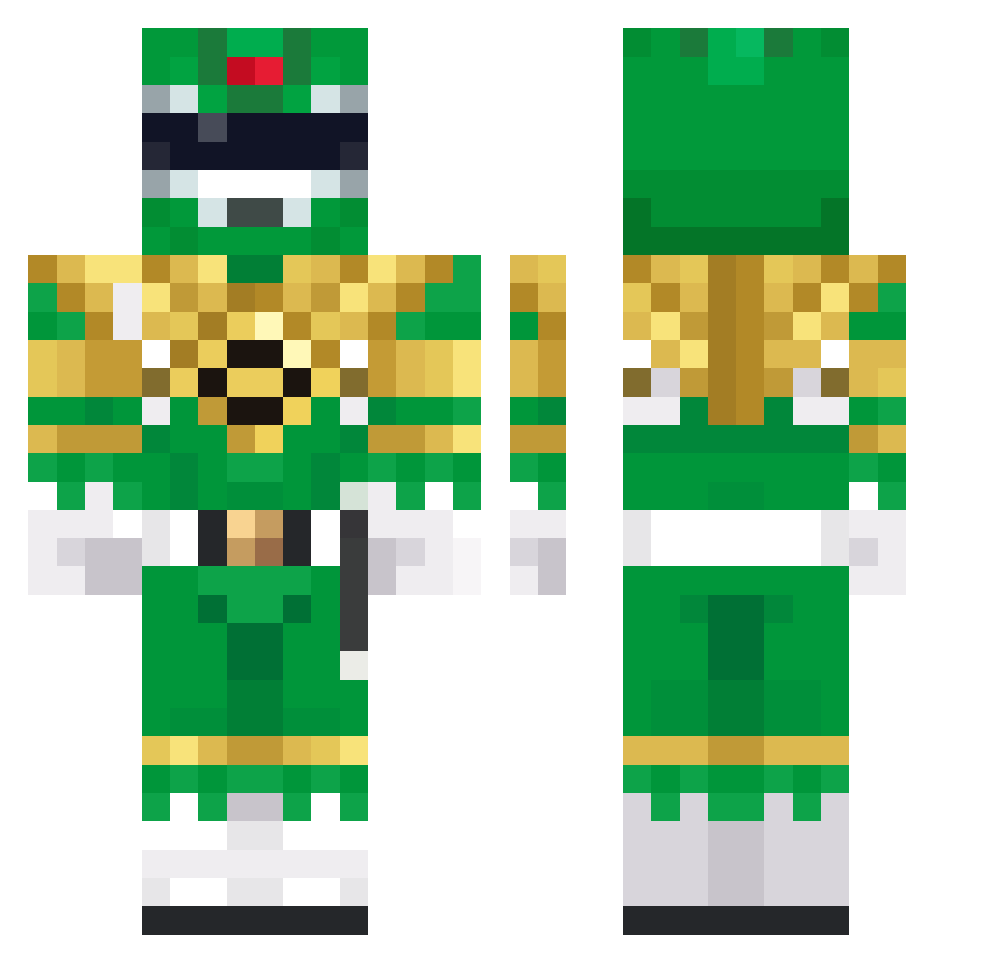 _Ghost_2047 Minecraft skin, front and back view