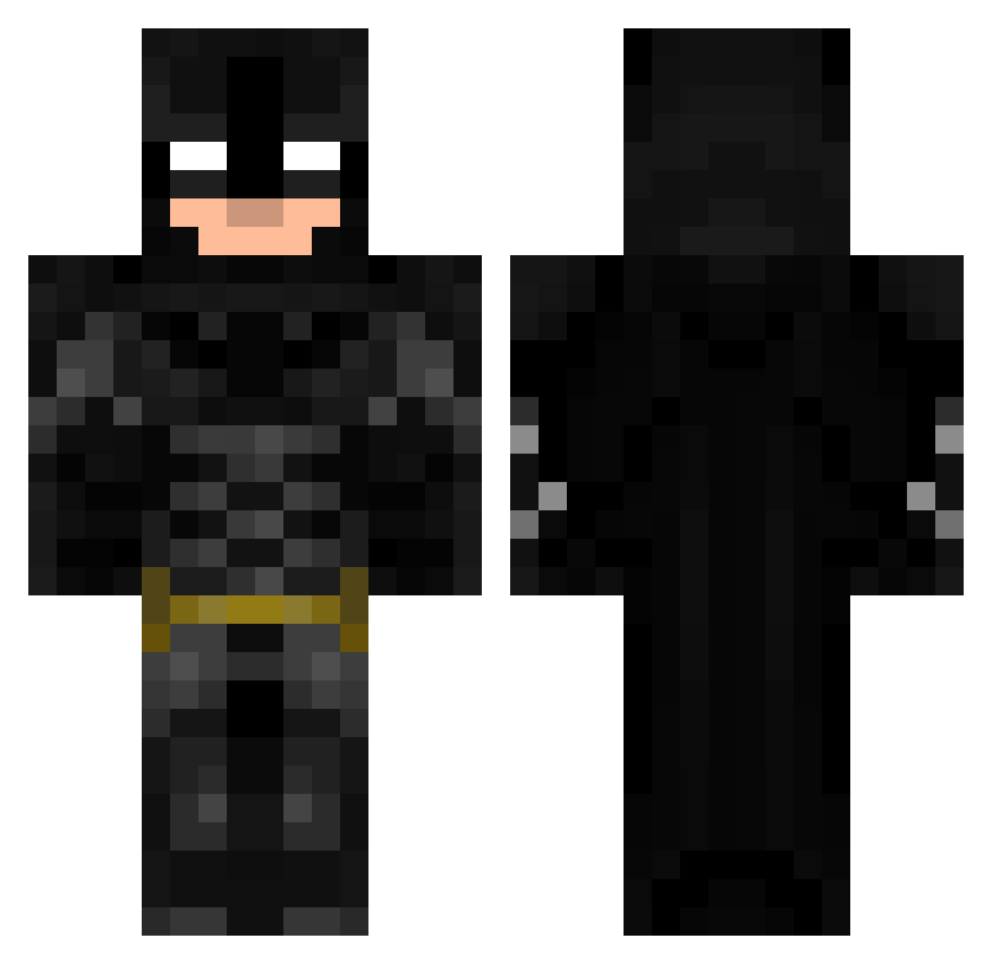 skivie_ Minecraft skin, front and back view