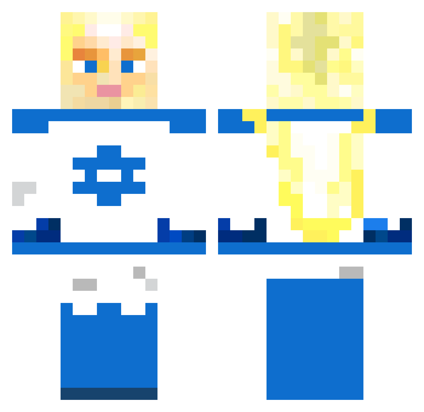 Spicy_Mcnuggets Minecraft skin, front and back view