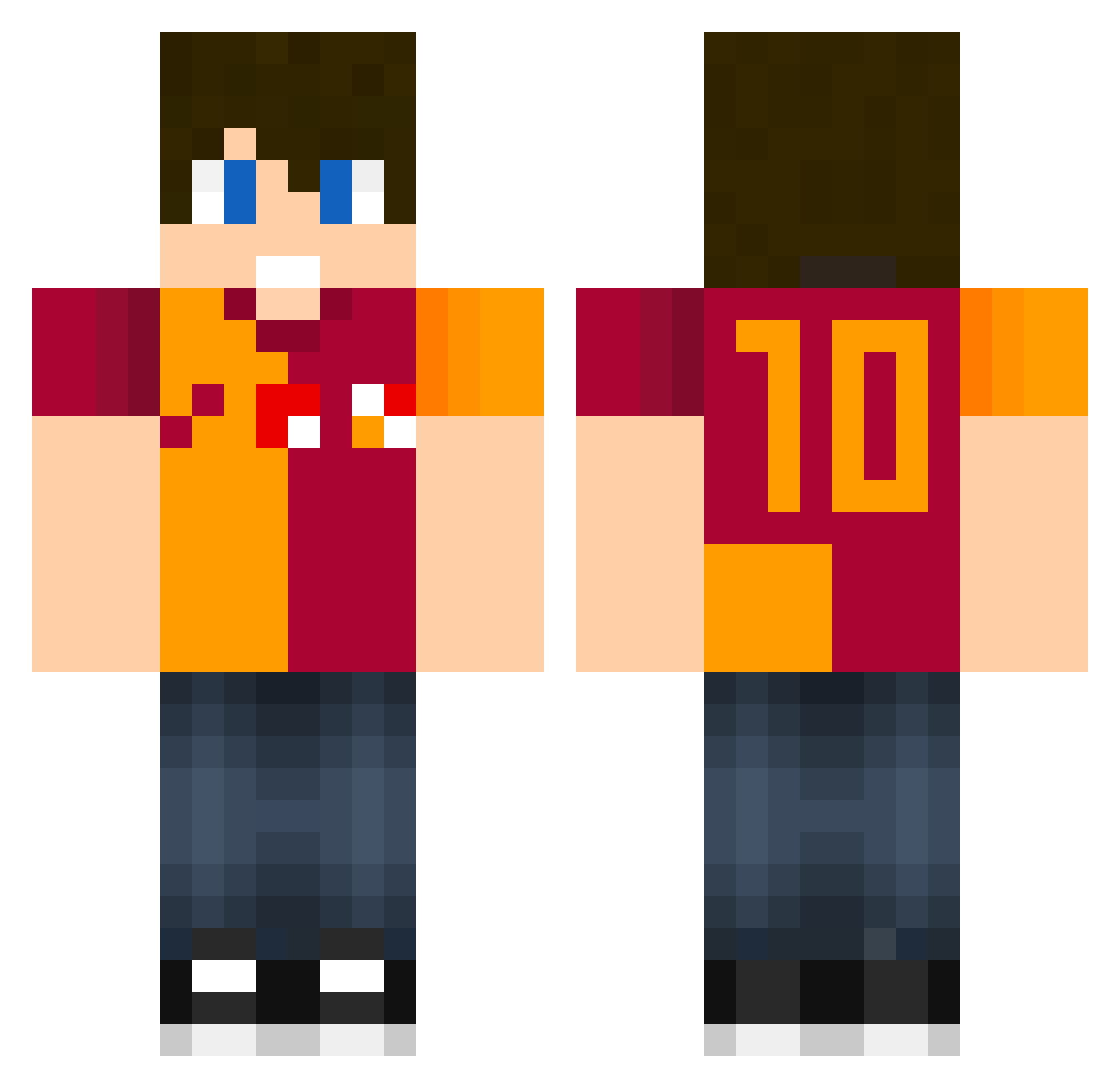 byfatih44 Minecraft skin, front and back view