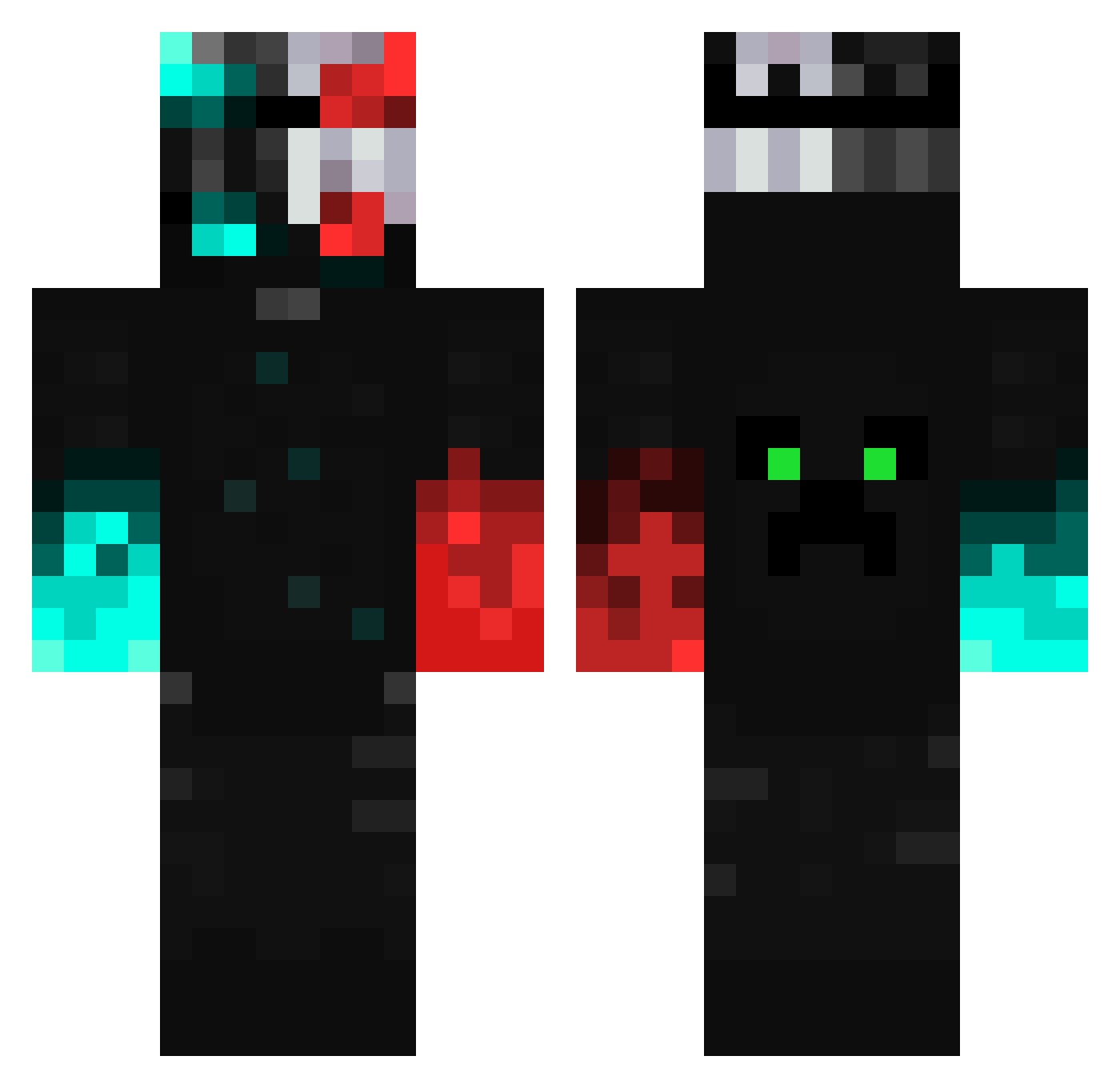 leonleoffn Minecraft skin, front and back view
