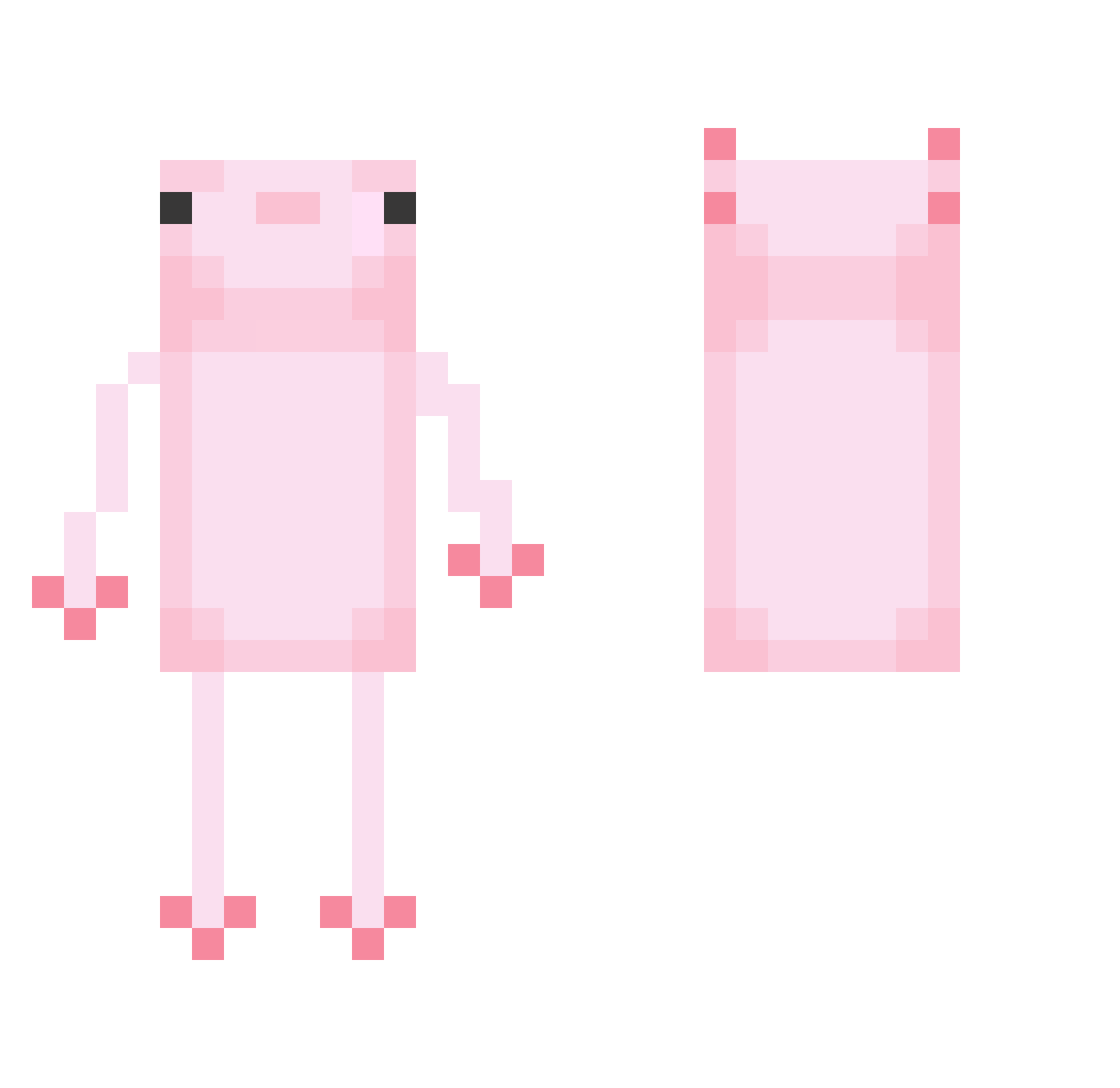 nayzox56 Minecraft skin, front and back view